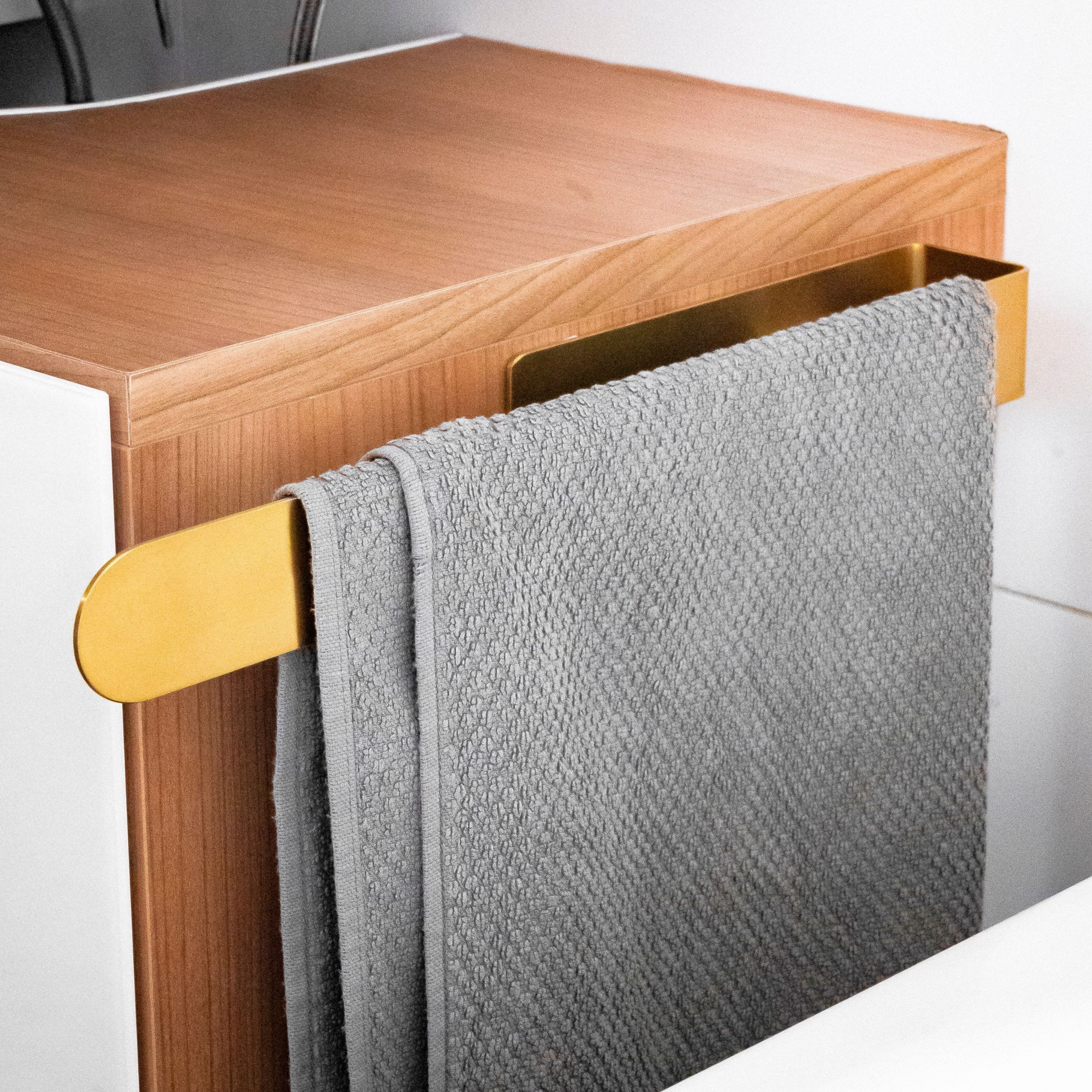 ELMOWO Handtuchhalter ohne Bohren aus Edelstahl zur Wandbefestigung für Bad günstig online kaufen