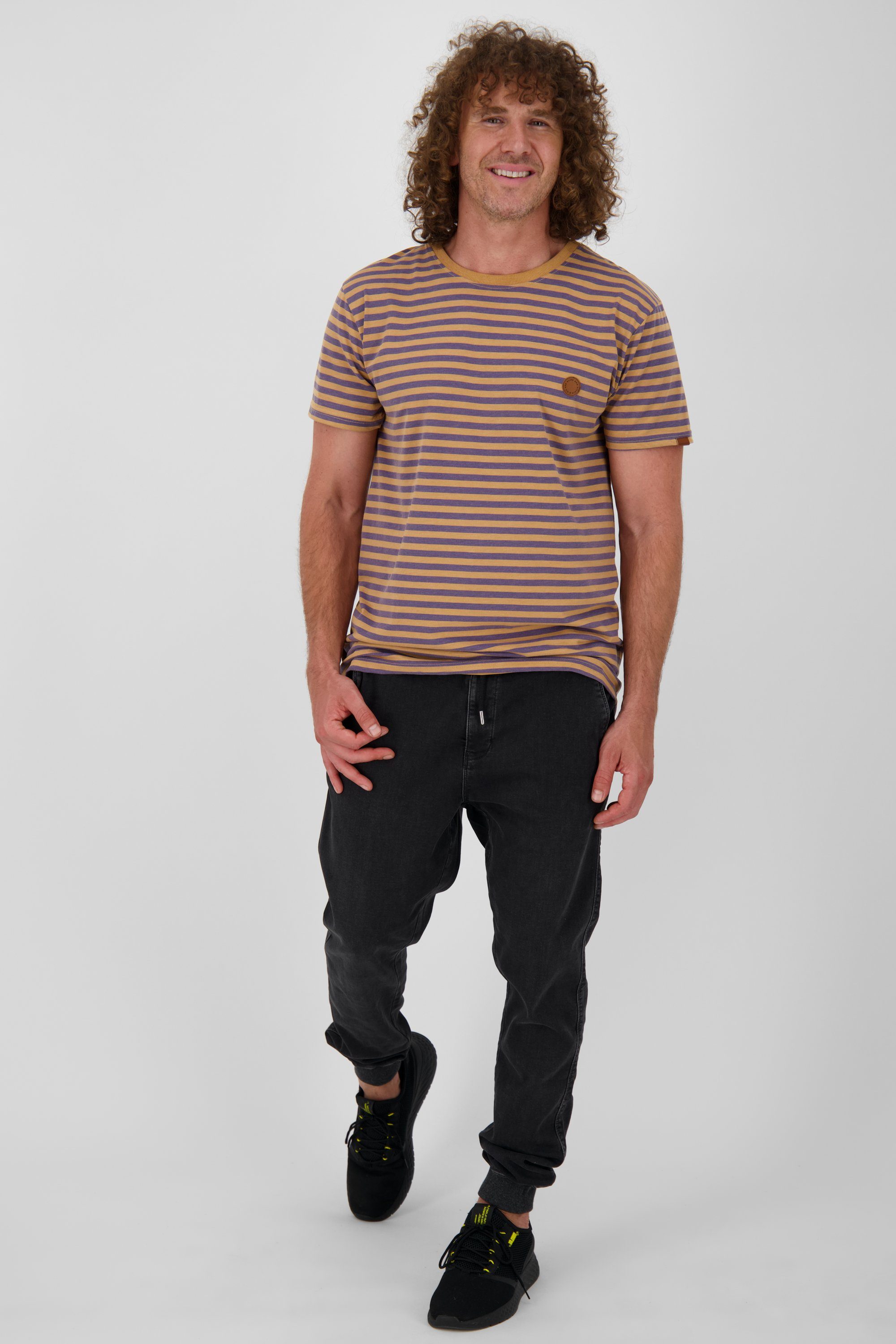 Alife & Kickin Herren Shirt T-Shirt cinnamon NicAK T-Shirt