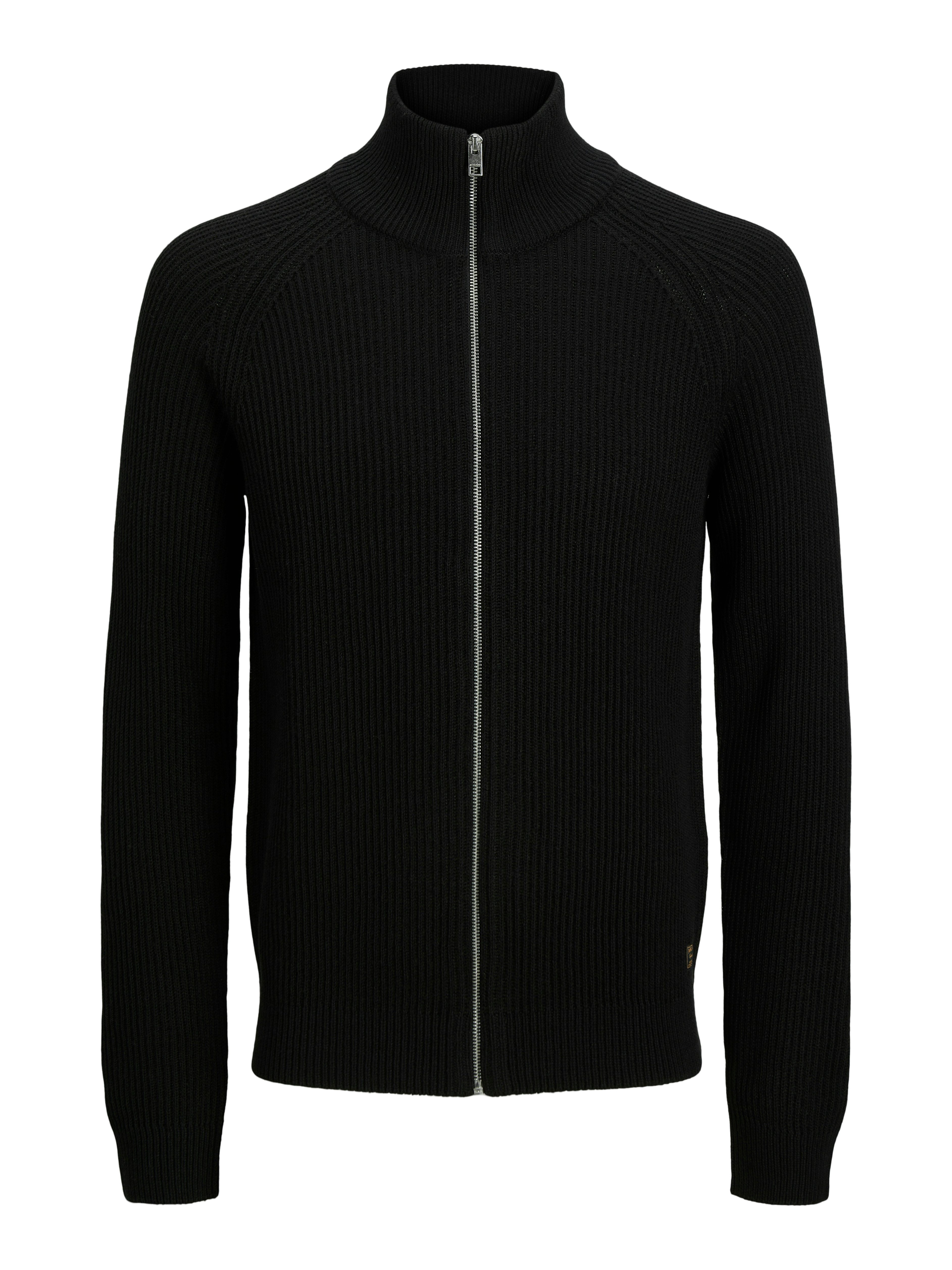 Strickjacke JJPANNEL KNIT ZIP CARDIGAN AW25
