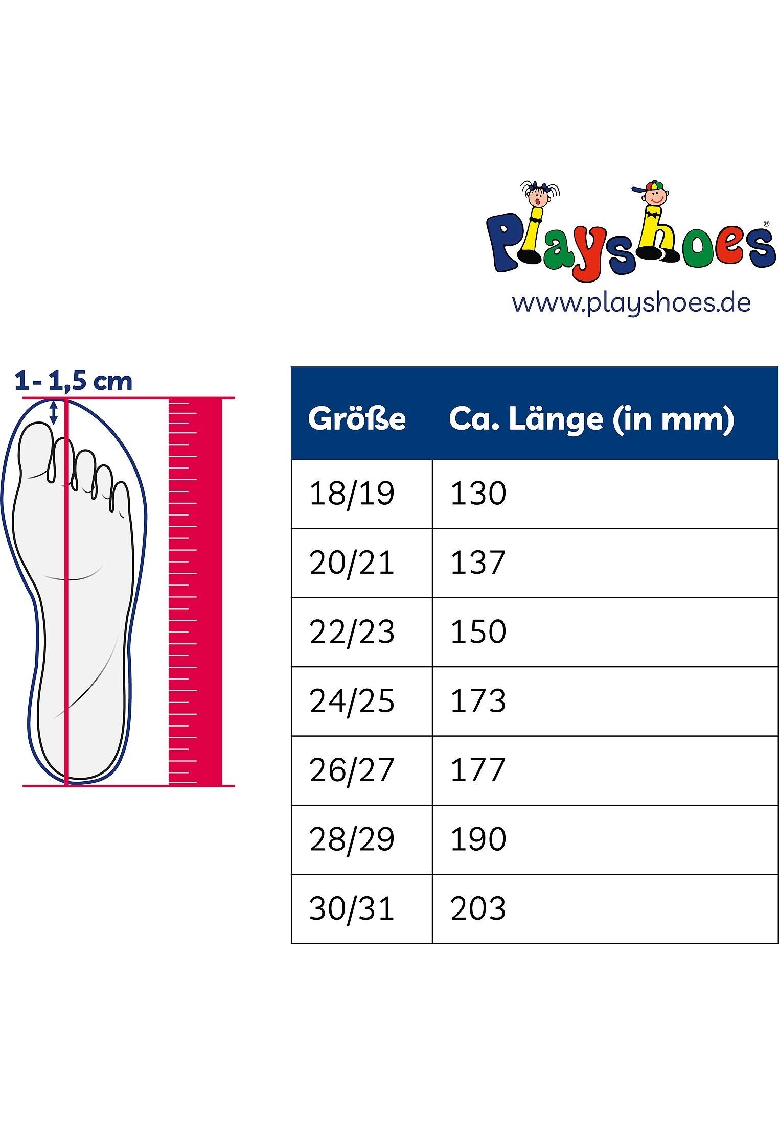 Playshoes Barfuß-Schuh Schmetterlinge Badeschuh