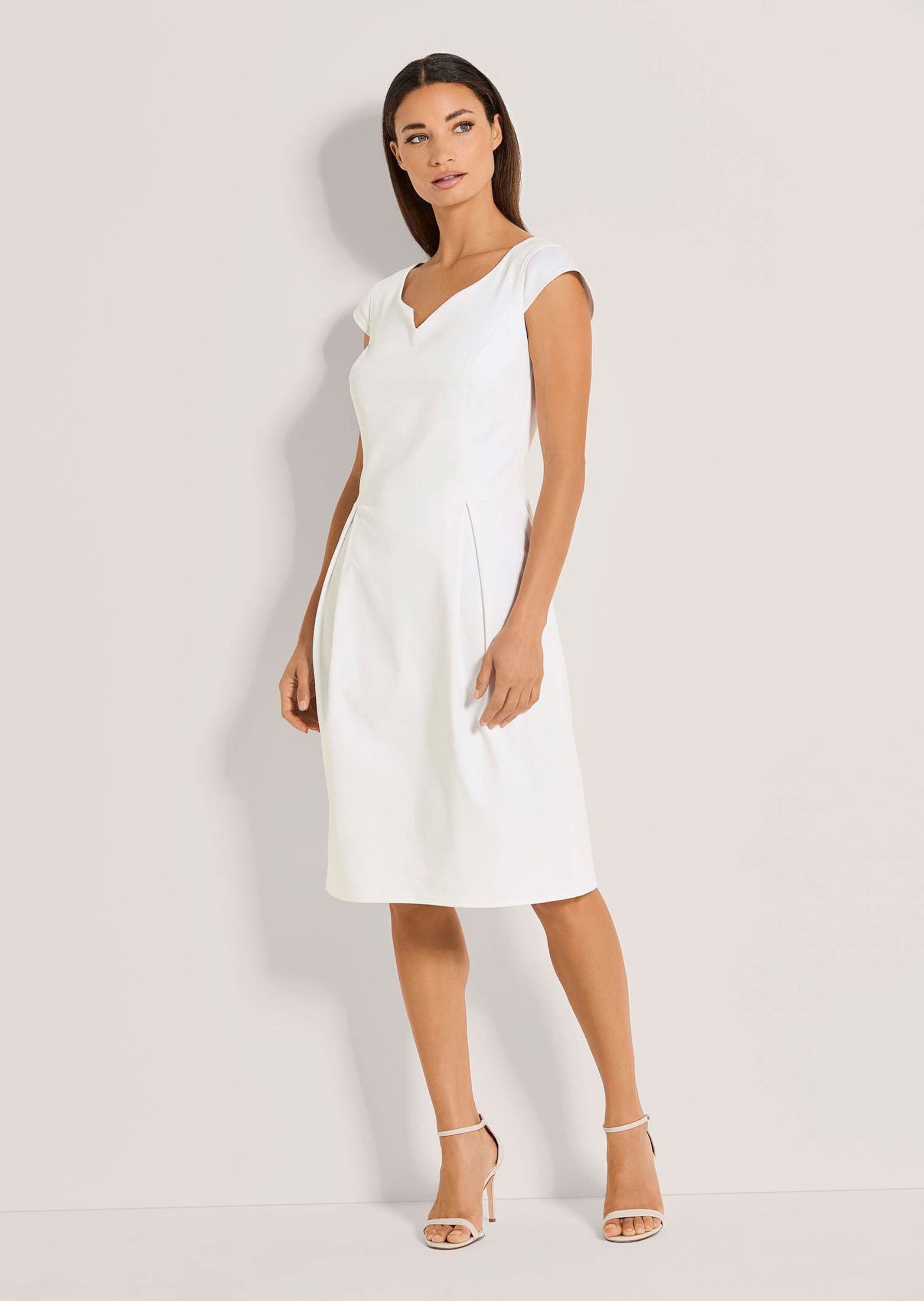 Midikleid Kleid mit Kappärmeln