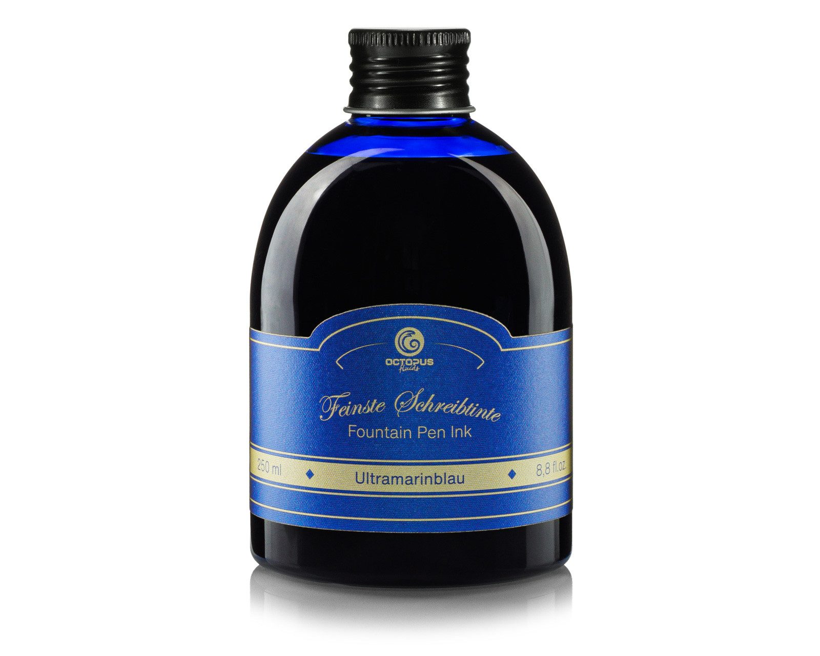 OCTOPUS Fluids Füllhaltertinte, Schreibtinte im Tintenglas Ultramarinblau 250ml Tintenglas (Set, 0-tlg)