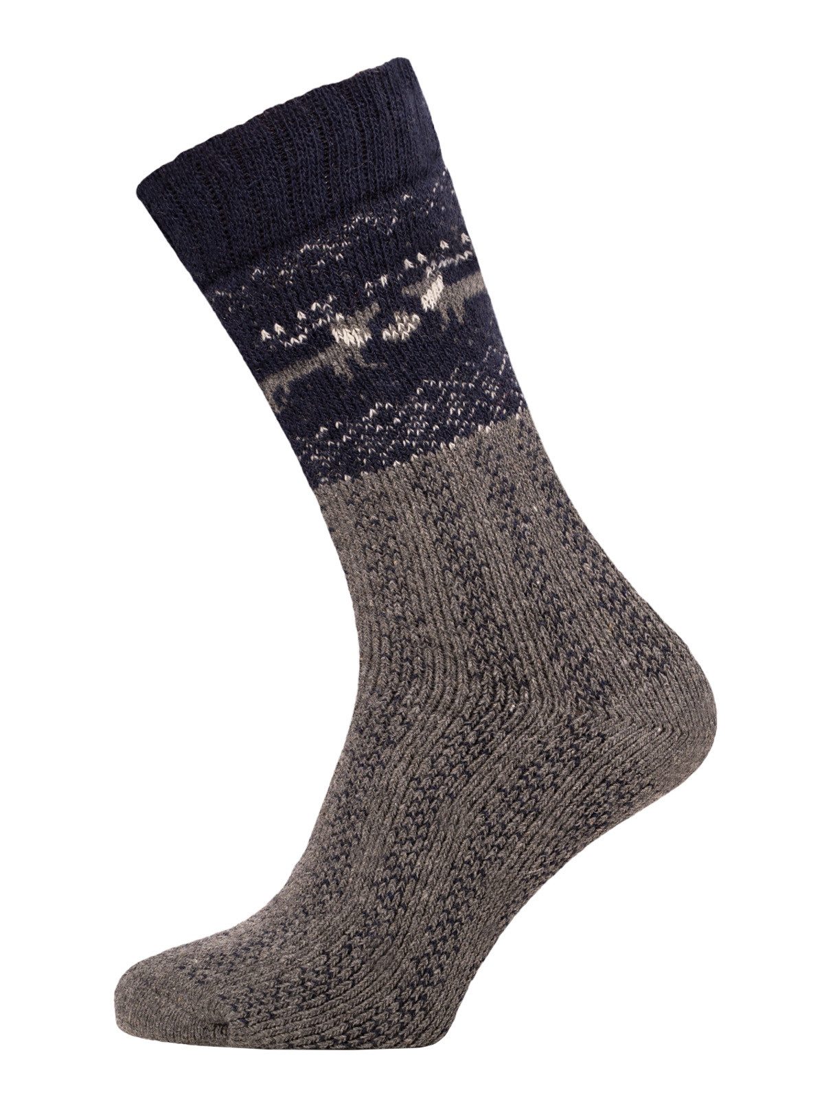 HomeOfSocks Мягкие носочки 45% Wollsocken Buntes Skandinavisches Design Dicke Носки Warm 45% Wollanteil Buntes Design
