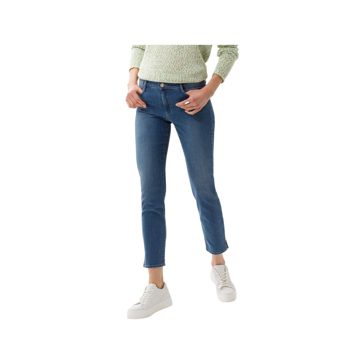 Skinny-fit-Jeans Brax regular (1-tlg) blau