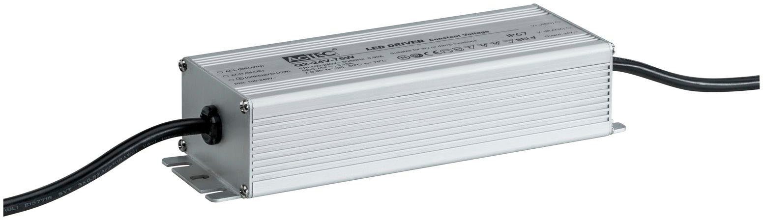 Paulmann Outdoor Plug & Shine Power Supply Silber Alu Trafo (IP67 230/24V DC 75W)