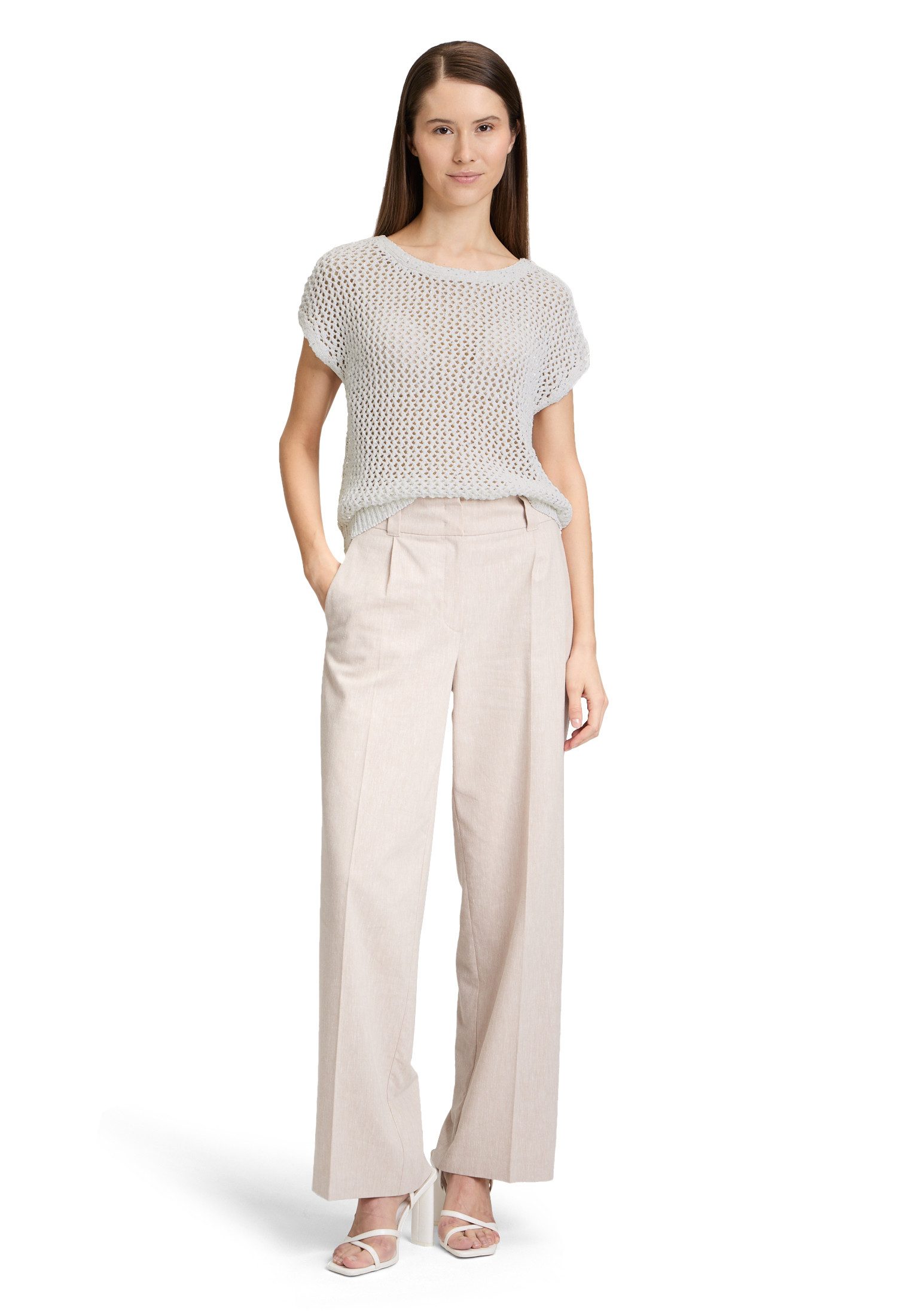 Betty&Co Stricktop Damen mit Effektgarn Glitzer