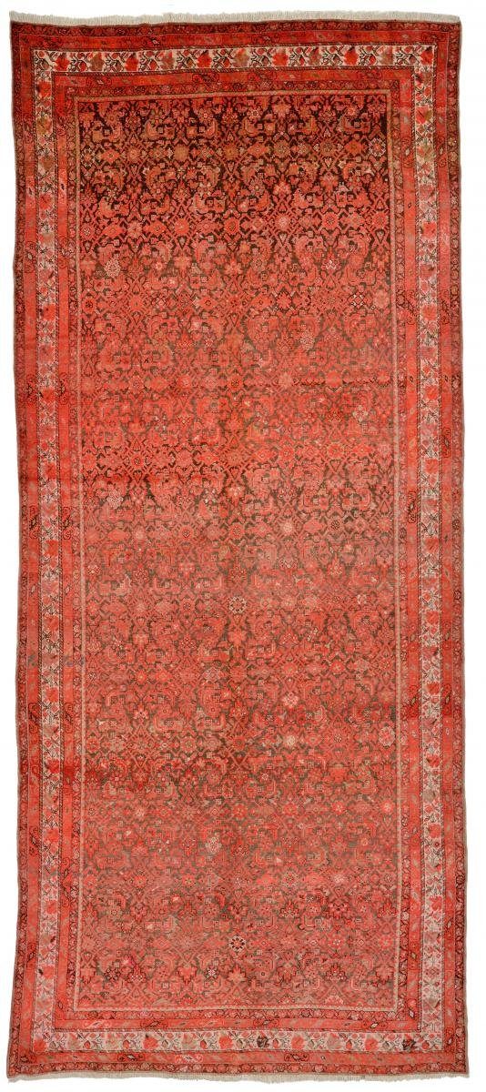 Orientteppich Malayer Alt 221x494 Handgeknüpfter 12 Nain Perserteppich, Höhe: Orientteppich Trading, / rechteckig, mm