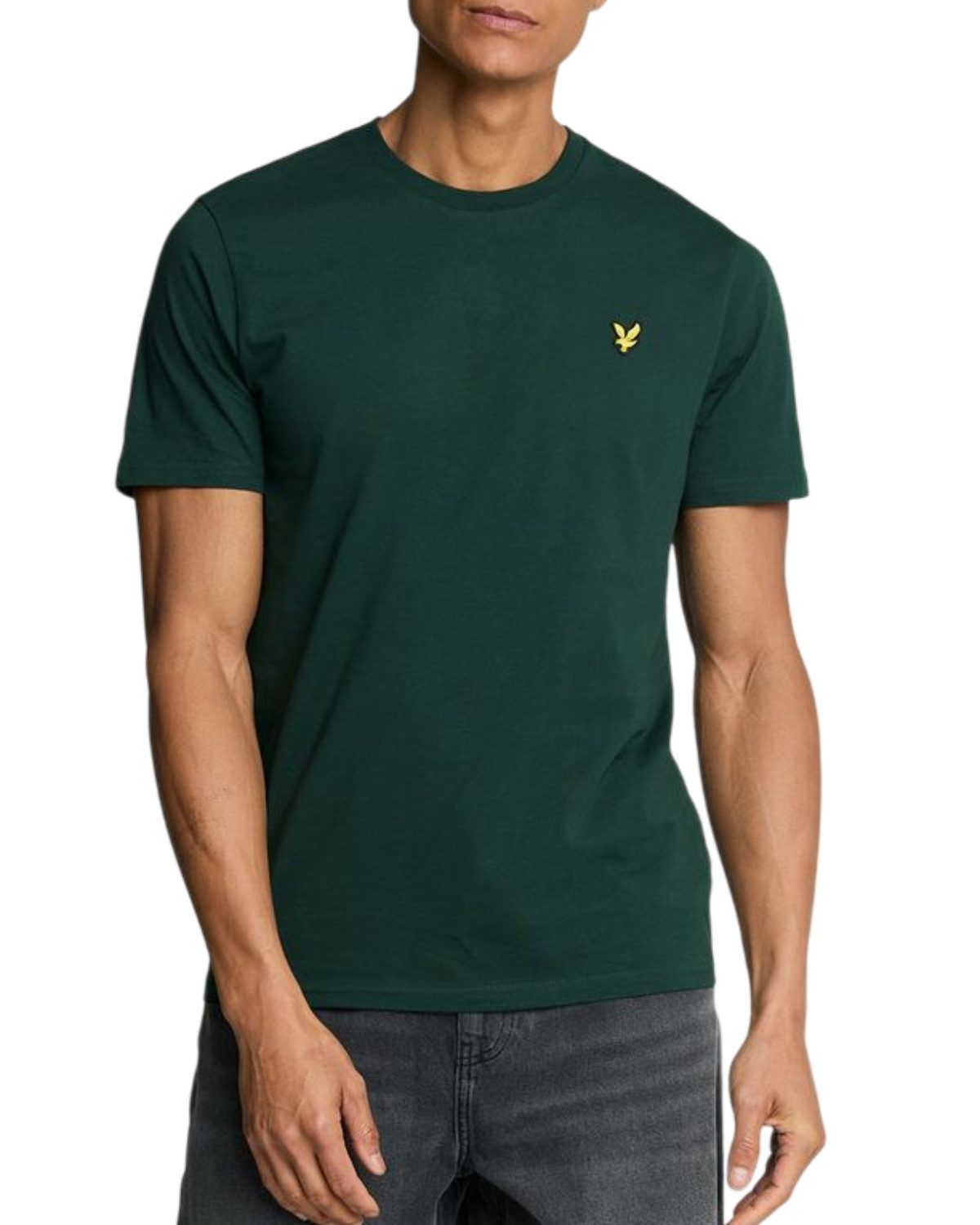 T-Shirt Basic Herren, 100% Baumwolle, Gerader Schnitt