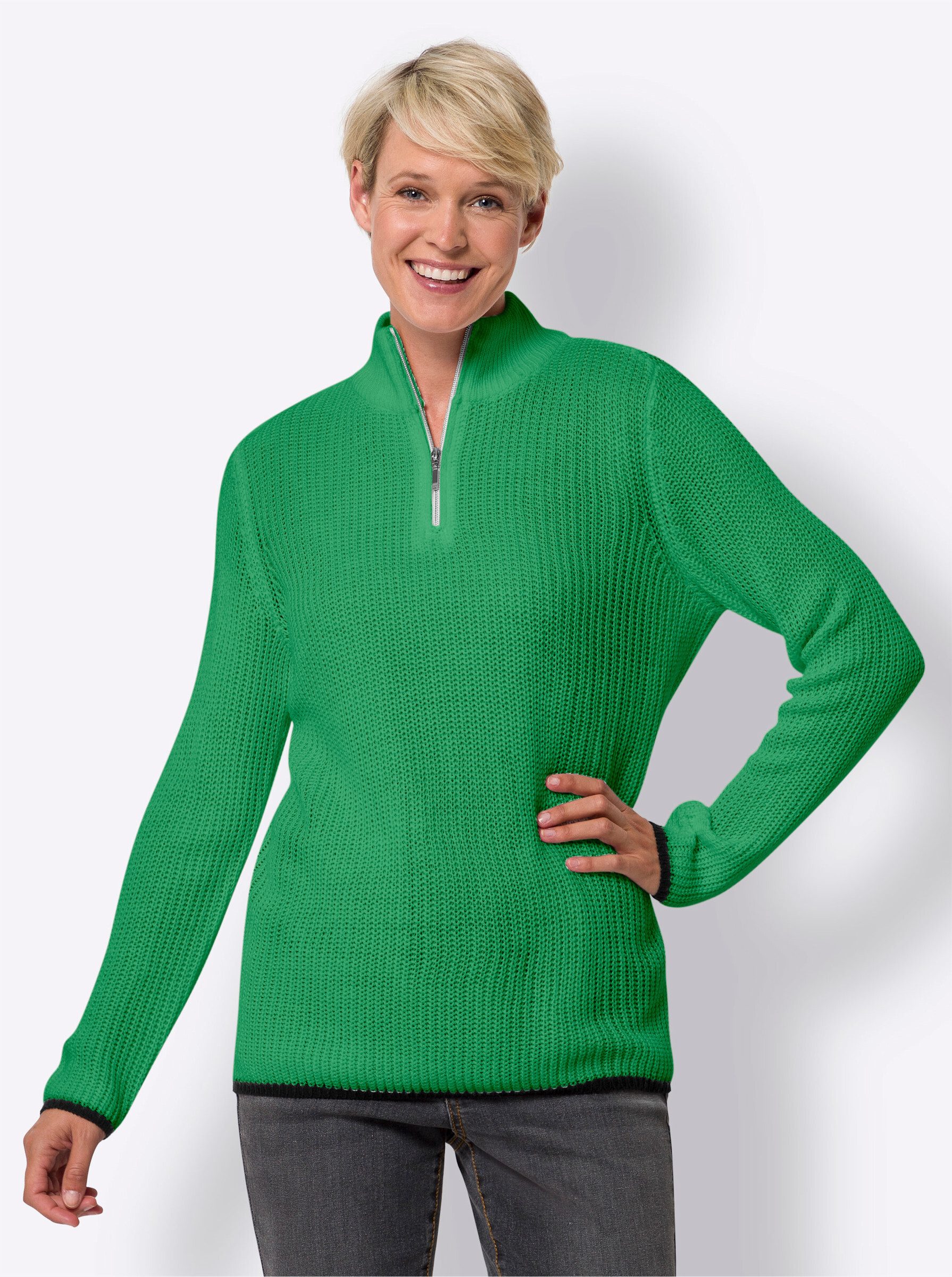 Strickpullover Langarm-Pullover