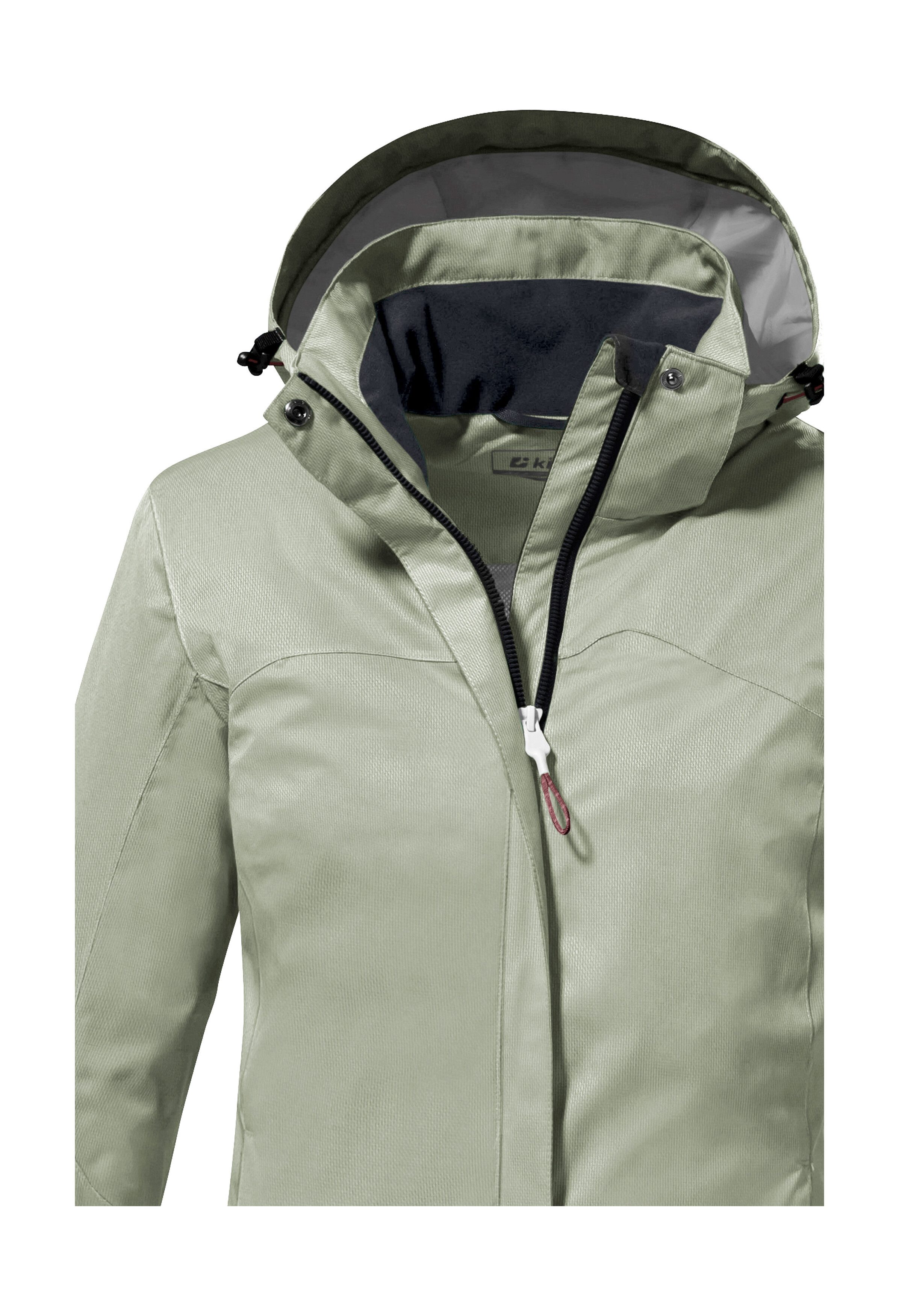 Killtec Funktionsjacke KOS 133 WMN JCKT Wasser- und winddichte Damenjacke mit abnehmbarer Kapuze – Bild 3 von 5