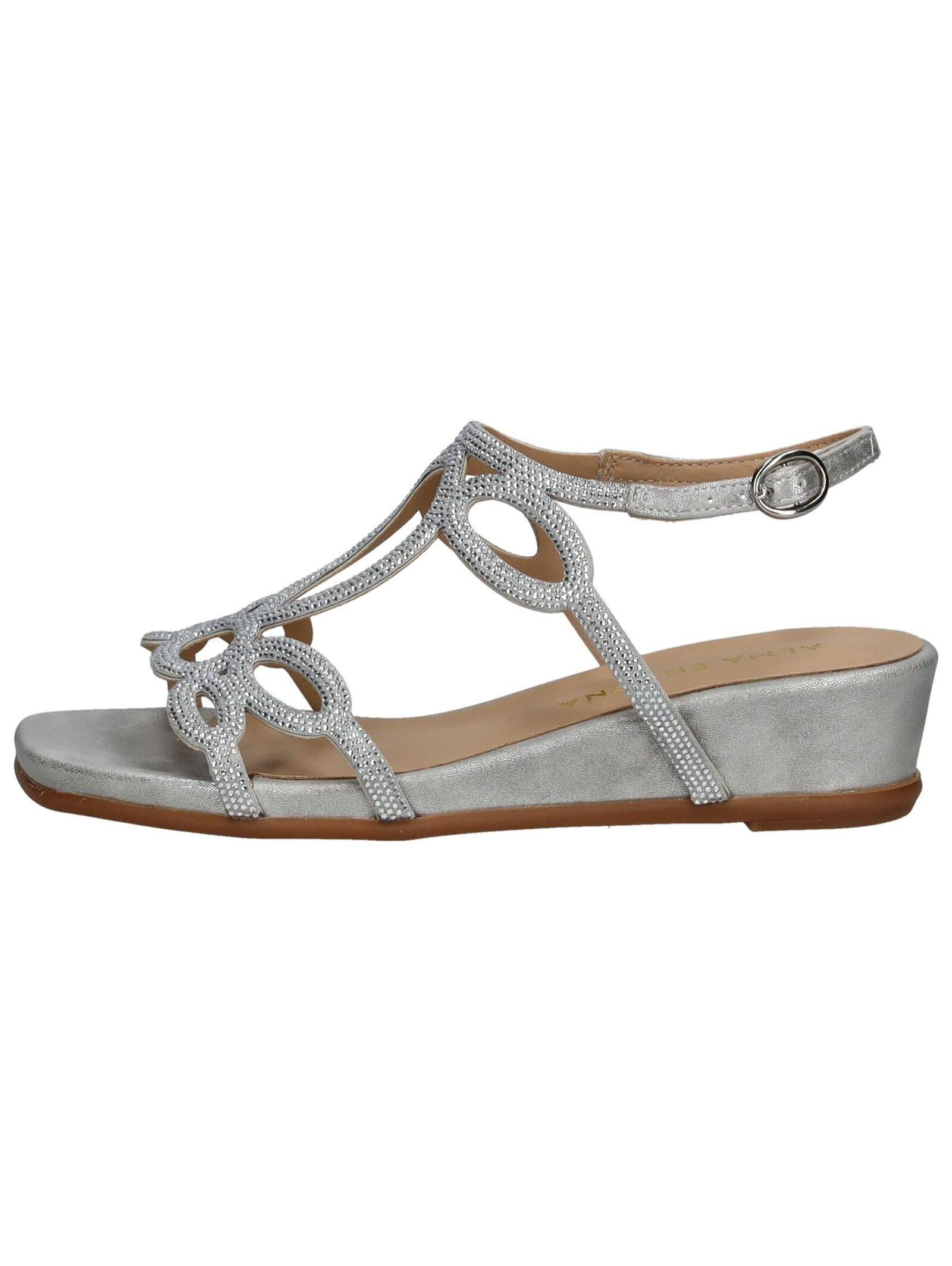 Alma en Pena ALMA EN PENA Sandalen Textil Keilsandalette – Bild 2 von 5
