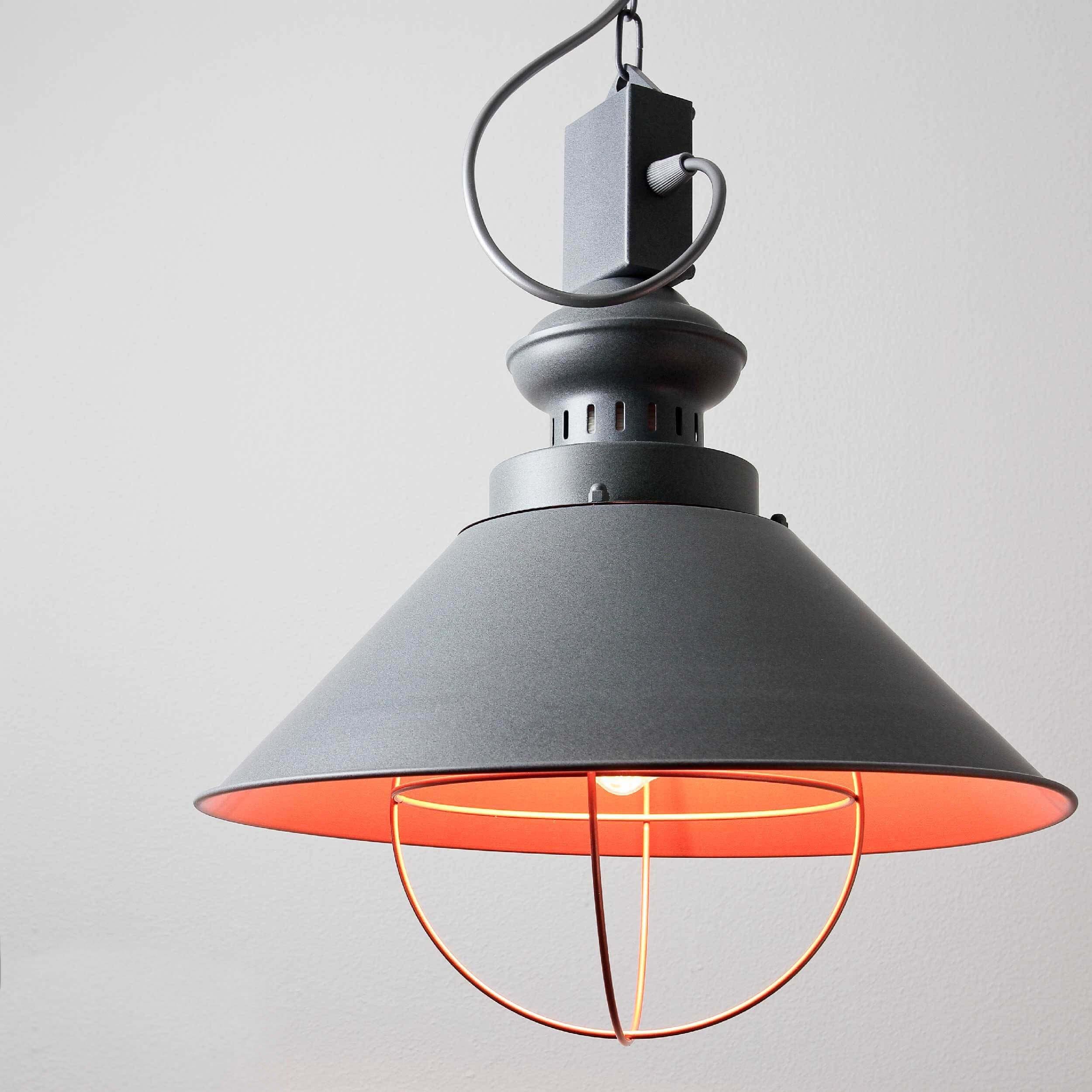 Design Licht-Erlebnisse INDUSTRIE, Hängelampe Esszimmer Industrie Leuchtmittel, E27 ohne Metall Pendelleuchte Hängeleuchte