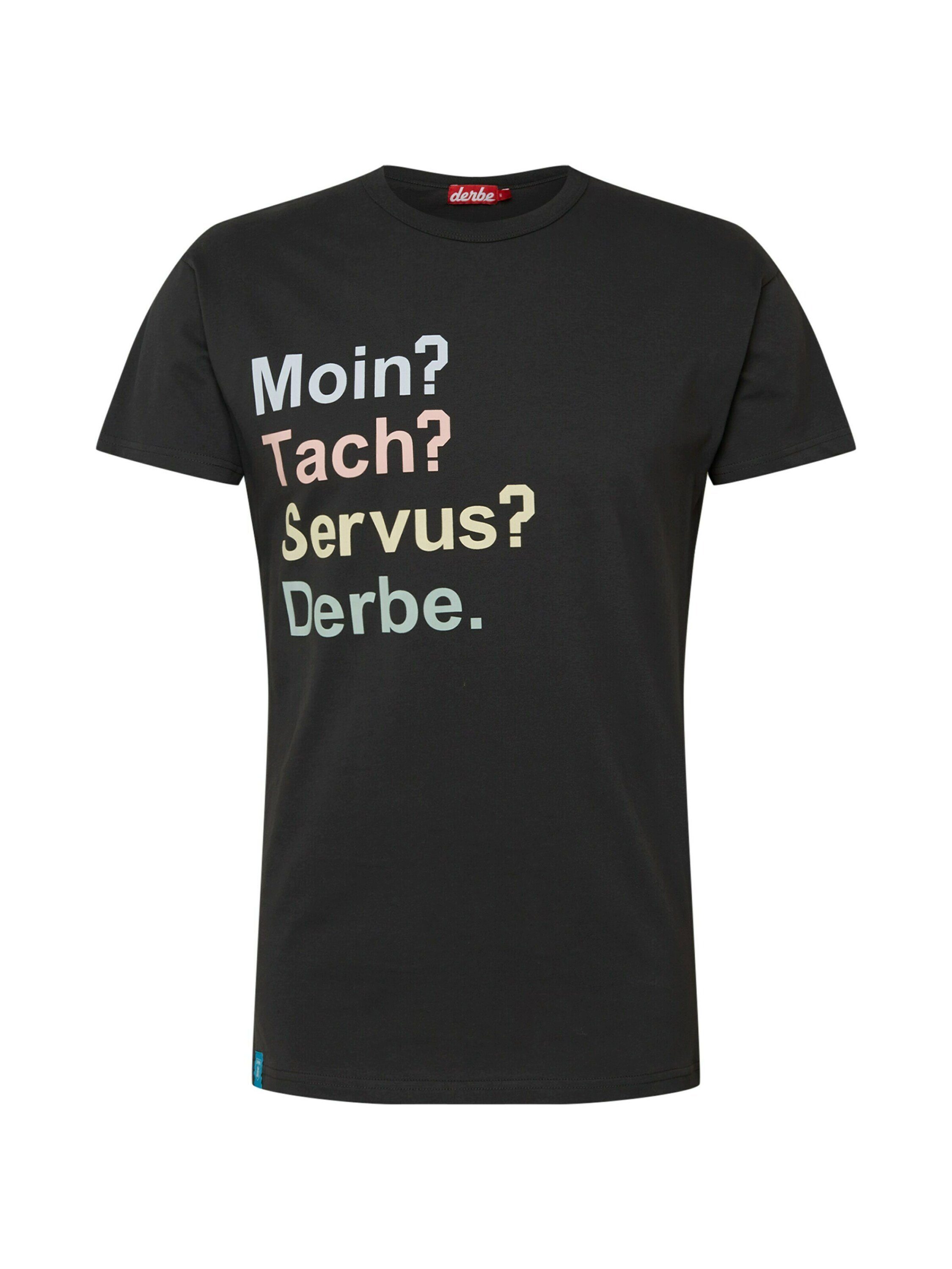 T-Shirt black Derbe (1-tlg)