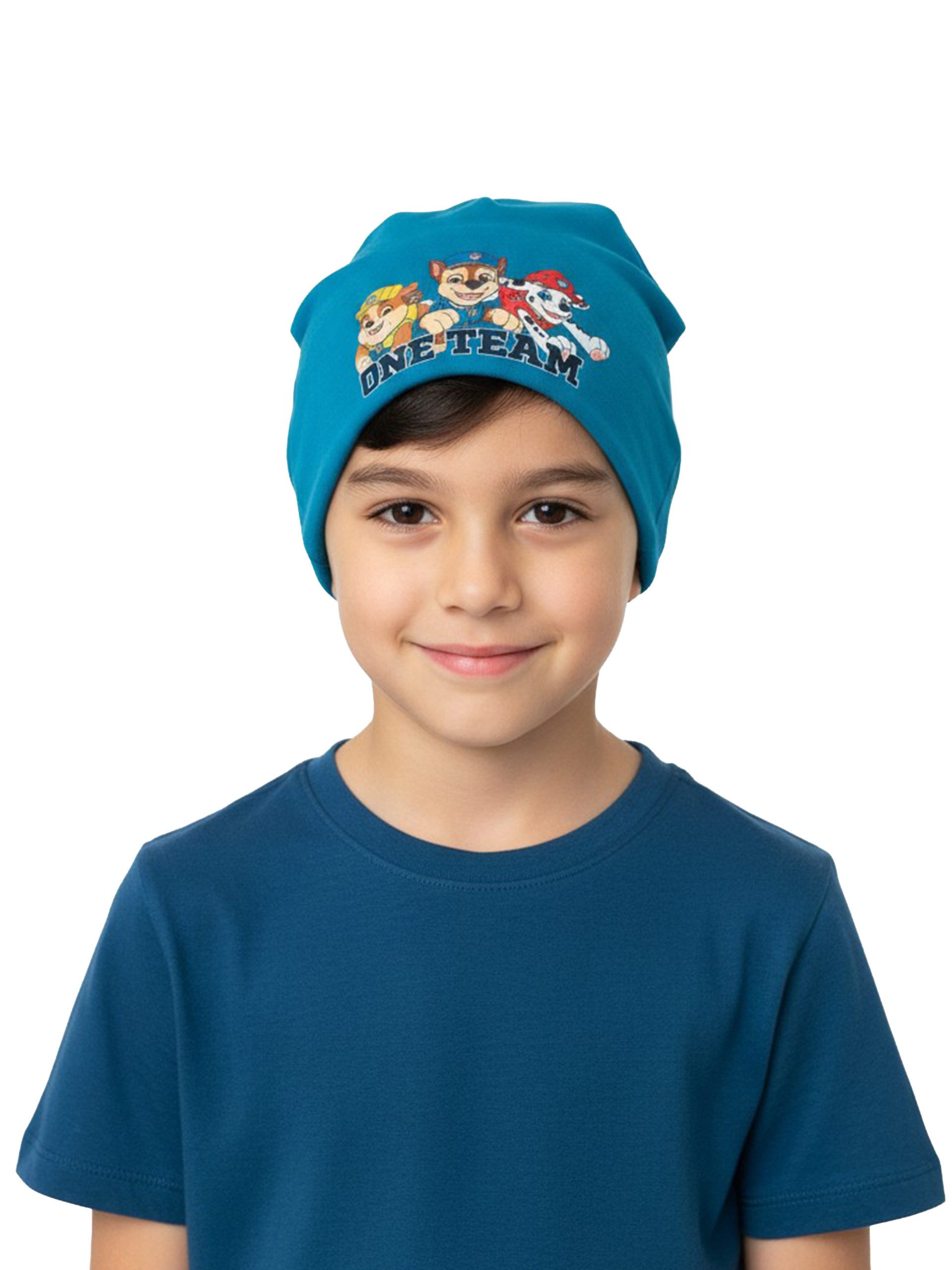 United Labels® Strickmütze Paw Patrol Beanie One Team Übergangsmütze Mütze