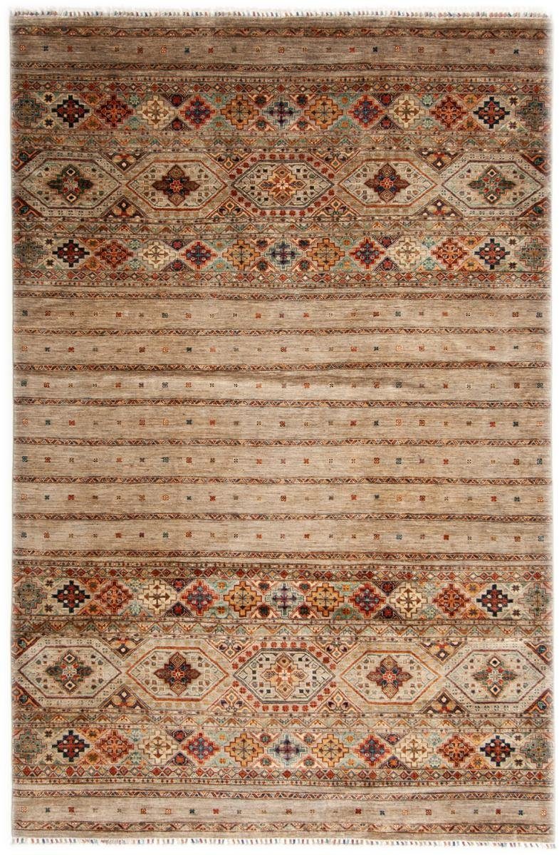 Orientteppich Arijana Shaal 198x293 Handgeknüpfter Orientteppich, Nain Trading, rechteckig, Höhe: 5 mm