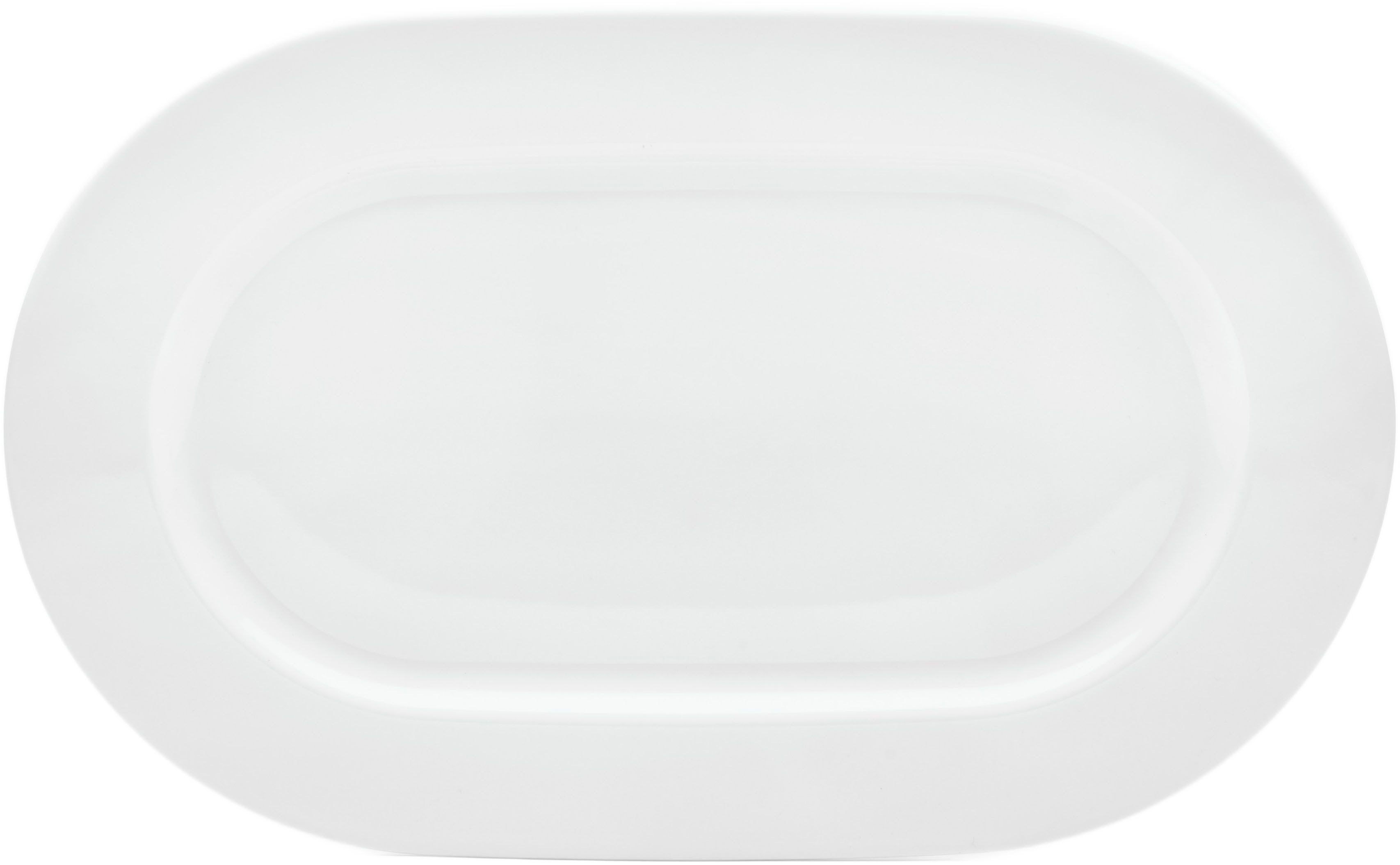 van Well Servierplatte Gourmet, Porzellan, (Set, 6-tlg), spülmaschinenfest und mikrowellengeeignet
