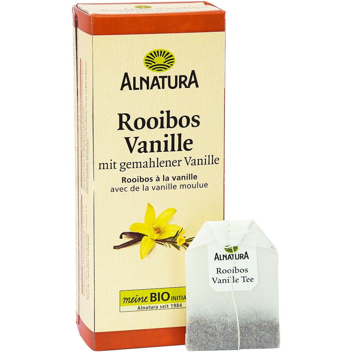 Alnatura Tee Rooibos Vanille, Kräutertee, 20 Aufgussbeutel