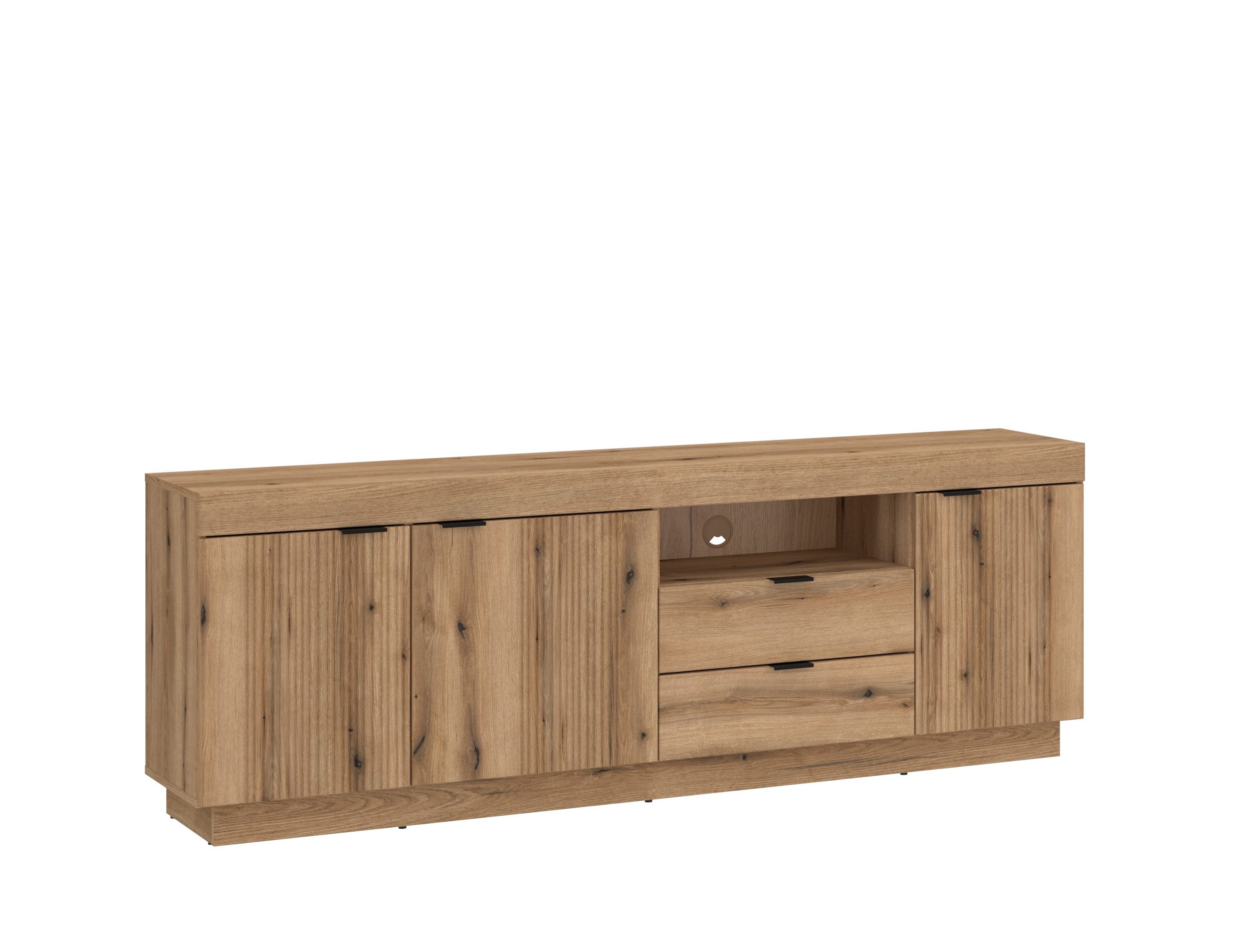 freiraum Lowboard DELAMAR, in Coast Evoke Eiche Dekor - 185,9x66,6x39,6 (BxHxT)