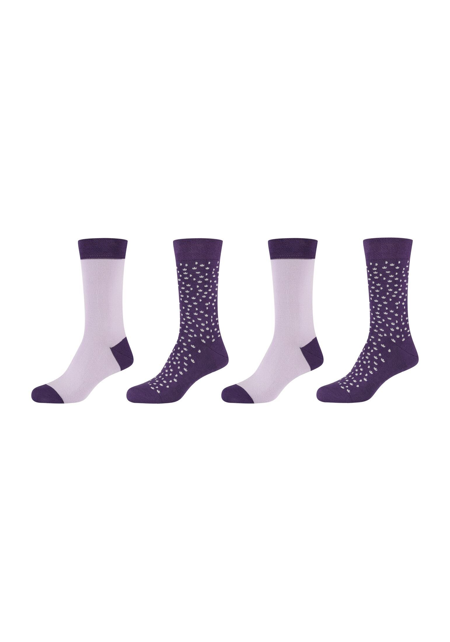 Camano Socken Socken 4er Pack mulberry purple