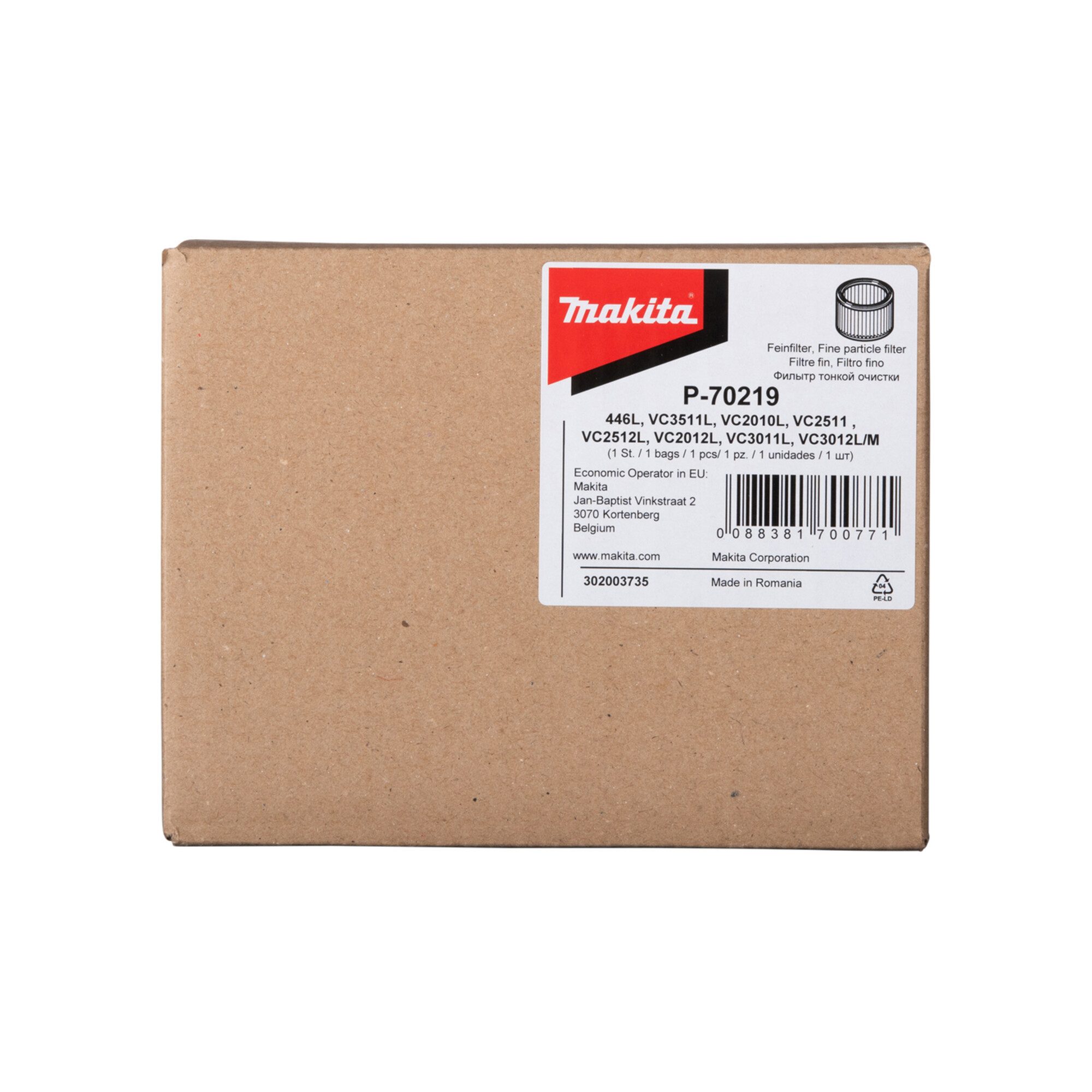 Makita Filterbeutel Makita FILTERELEMENT 446L (P-70219)