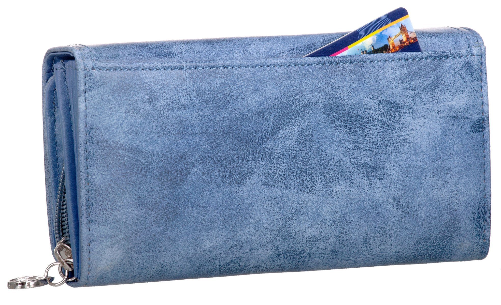 Jennifer Jones Geldbörse, Damen Geldbörse faltbar 4 Geldscheinfächer Portem günstig online kaufen