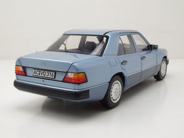 Norev Modellauto Mercedes 230 E W124 1990 hellblau metallic Modellauto 1:18 Norev, Maßstab 1:18