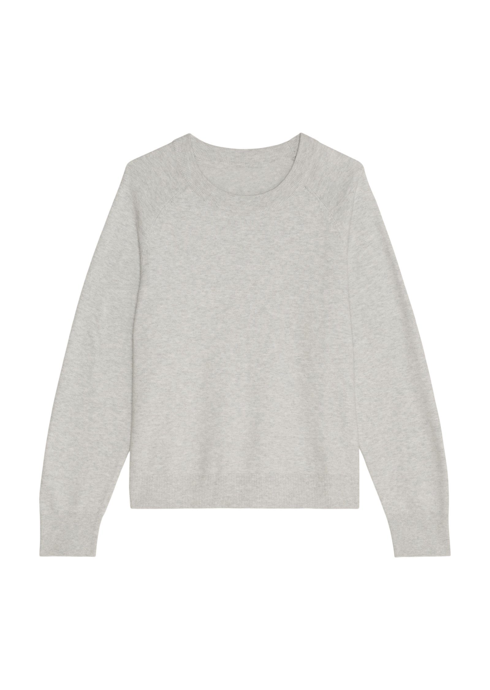 Strickpullover aus grey O'Polo DENIM Soft-Cotton-Stretch Marc