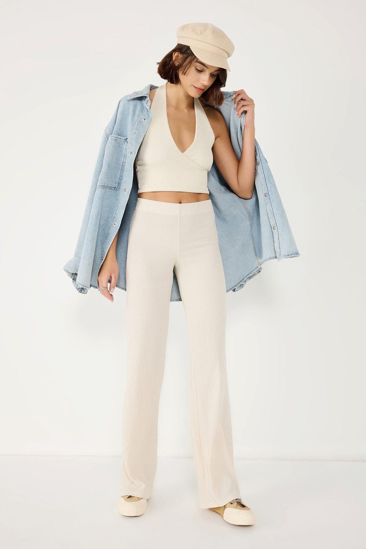 No Matter What Bequeme Jeans Schlaghosen mit hohem Bund günstig online kaufen