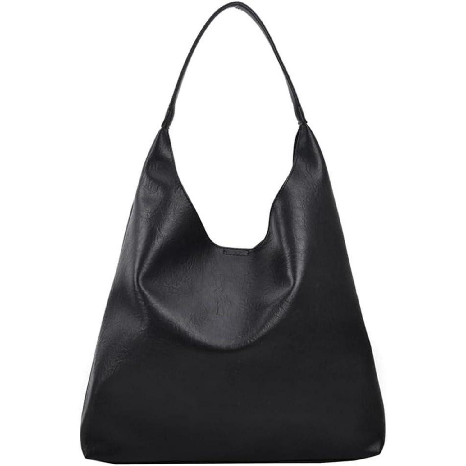 LuxusKollektion Hobo Große Handtasche Damen Leder Tote Bag Schultertasche mit Geldbörse
