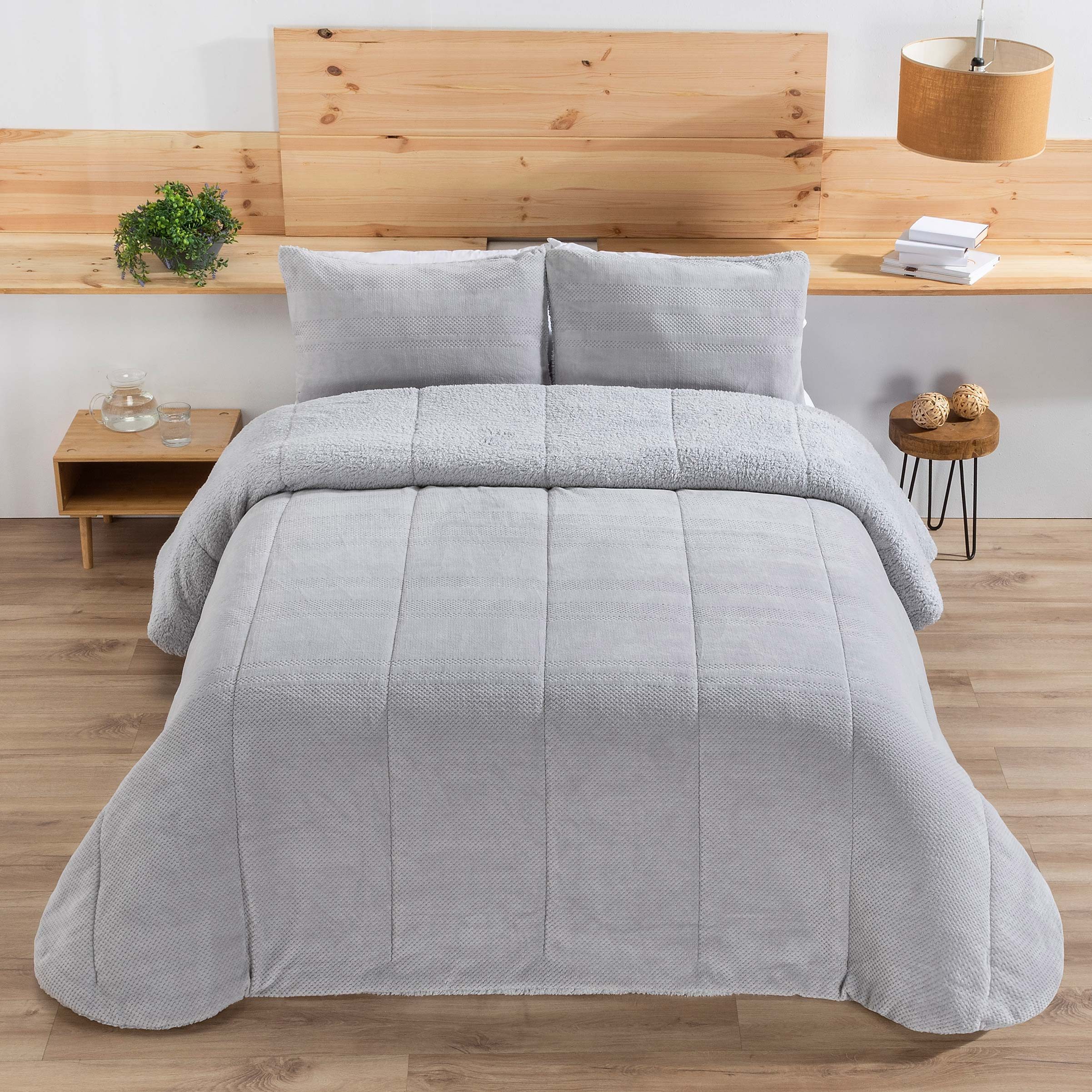 Überwurf Flauschige und warme Decke inkl. 2 Kissenbezüge, Manterol, 235x260 günstig online kaufen