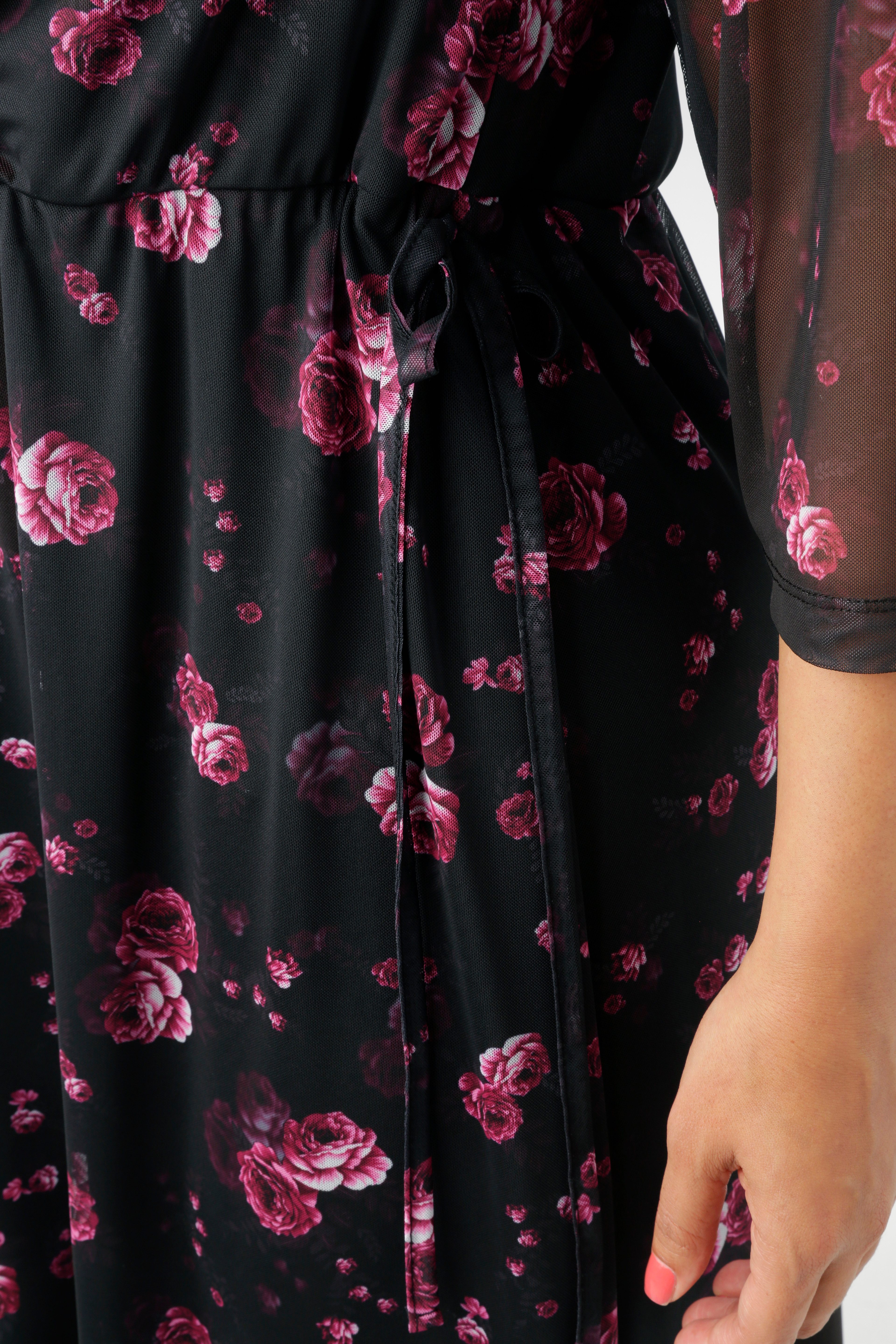 Aniston PLUS Midikleid In Mesh Qualität - NEUE KOLLEKTION