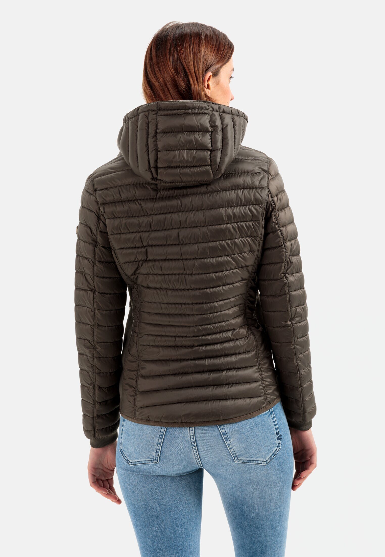 Steppjacke wattiert camel leicht active Braun