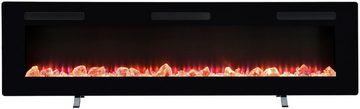 Dimplex Elektrokamin Sierra 72", schwarz,mit Heizung, Fernbedienung, App, Optiflame® Flammeneffekt