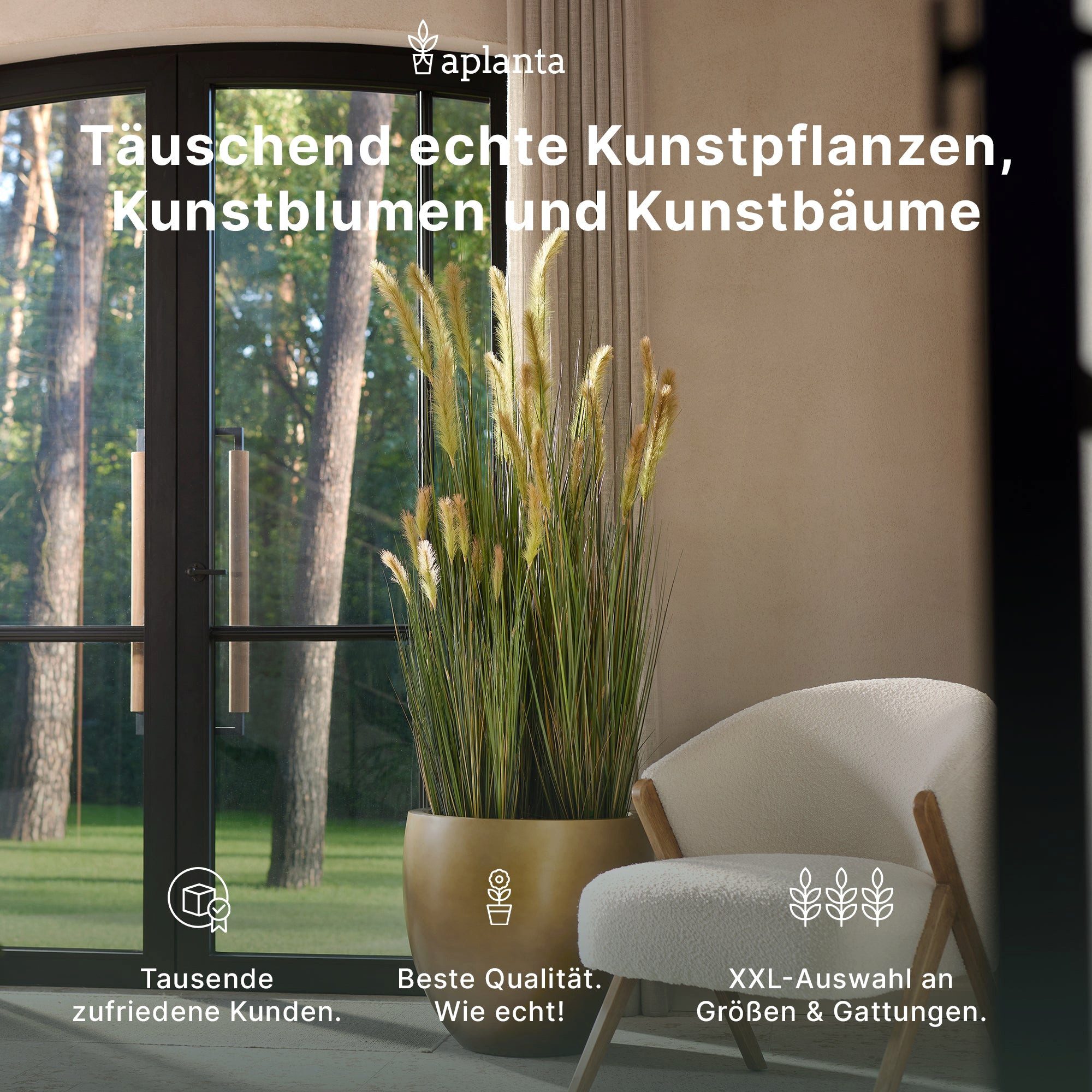 Kunstbaum Künstlicher Eucalyptus Baum - Parla, 150 cm, aplanta