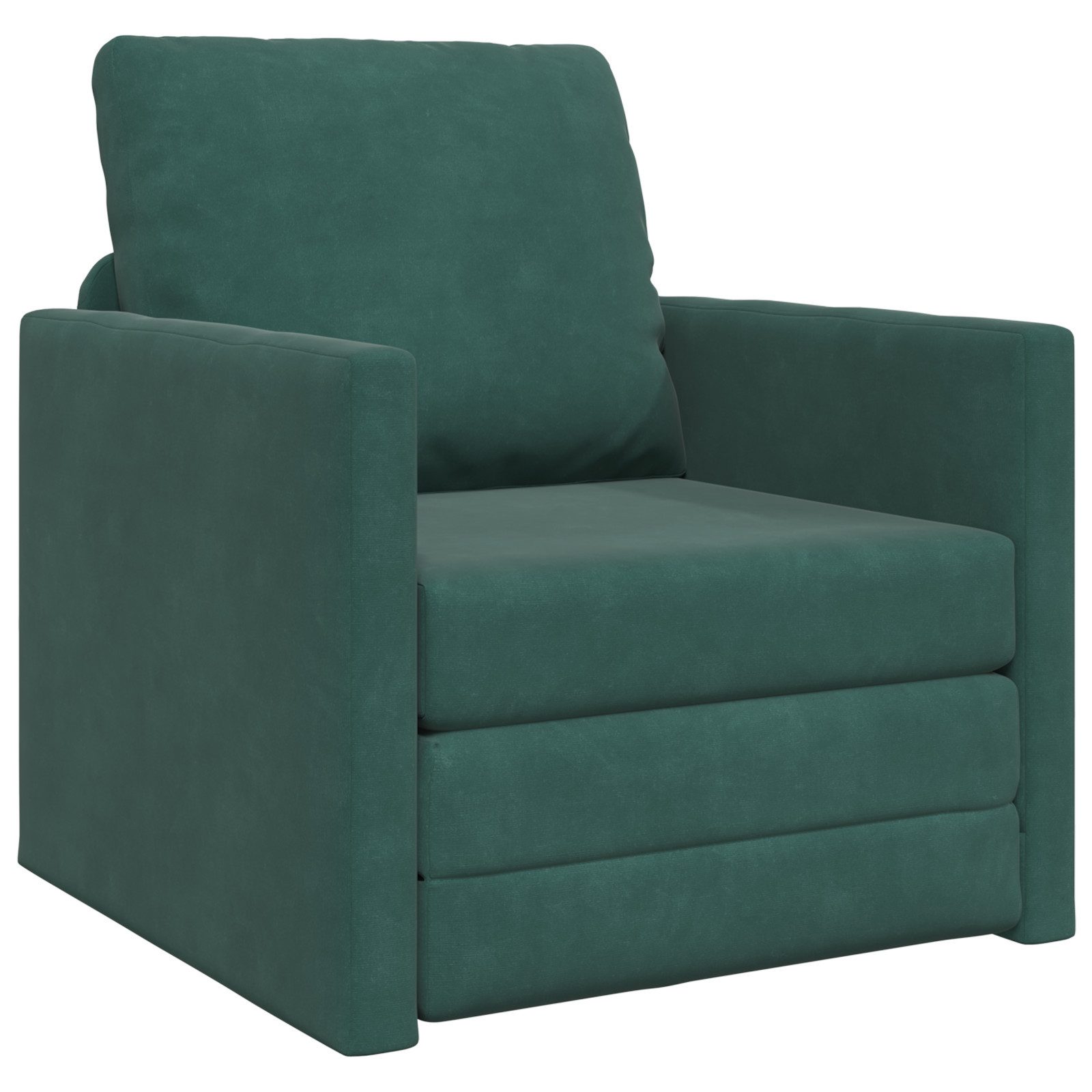 vidaXL Sofa Schlafsessel 2-in-1 Dunkelgrün 74x77x81 günstig online kaufen