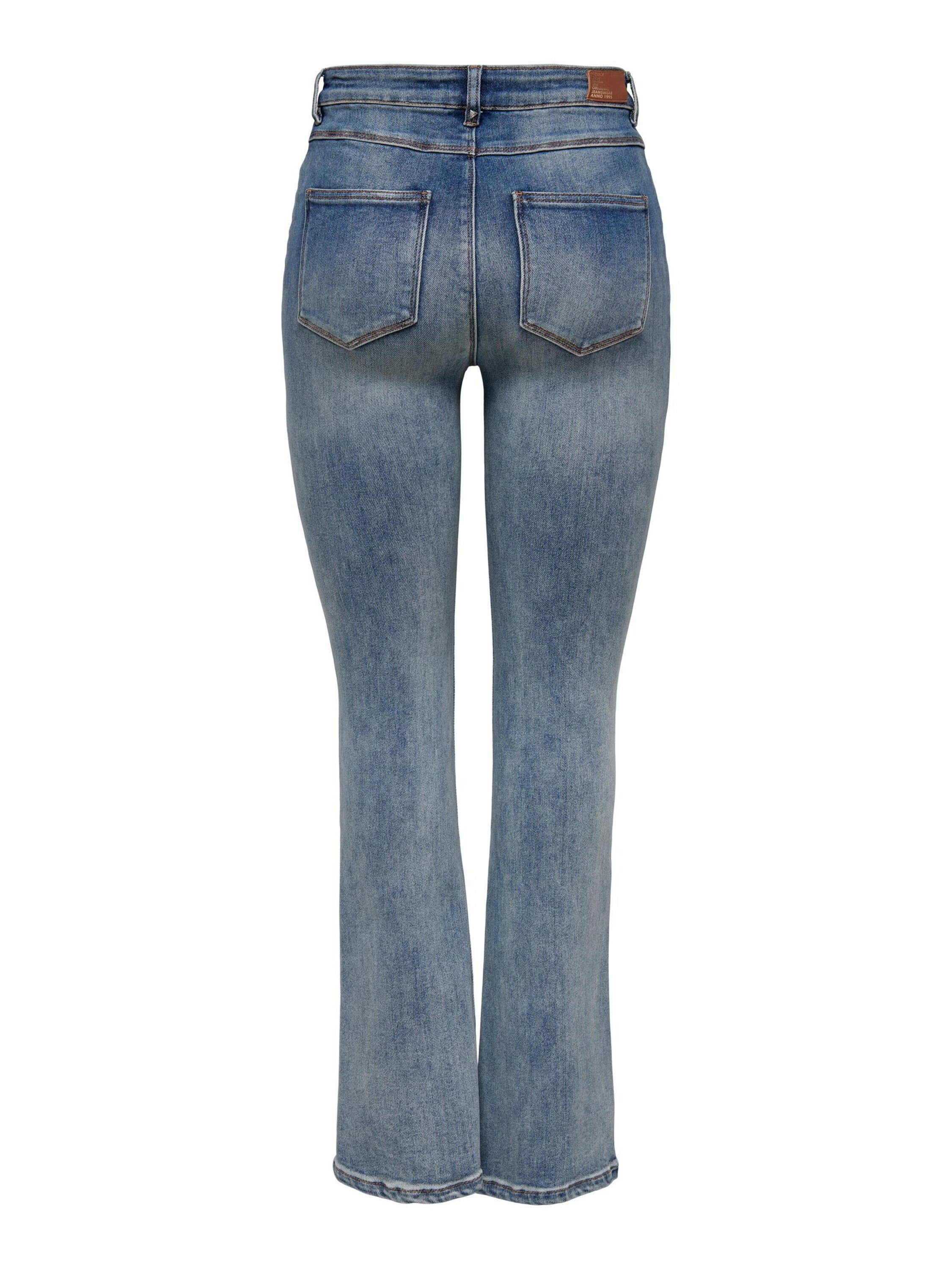 Plain/ohne Bootcut-Jeans Mila Details (1-tlg) ONLY