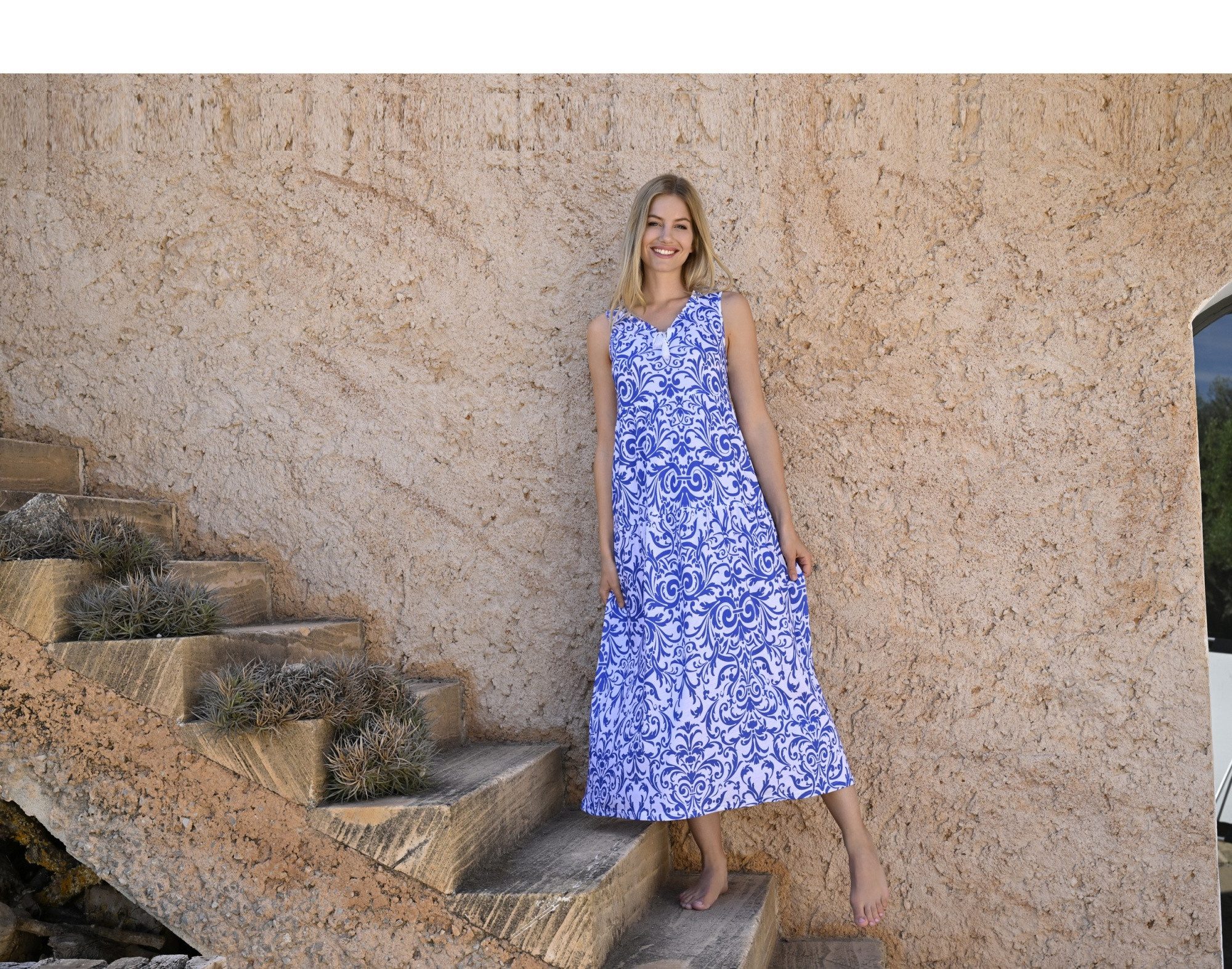 Ringella Sommerkleid Maxikleid im Stufen-Look günstig online kaufen