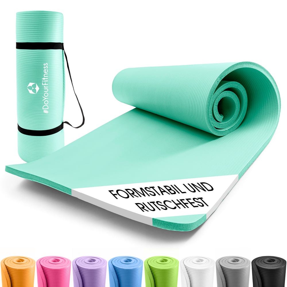 Yogamatte Rutschfeste Fitnessmatte mit Tragegurt