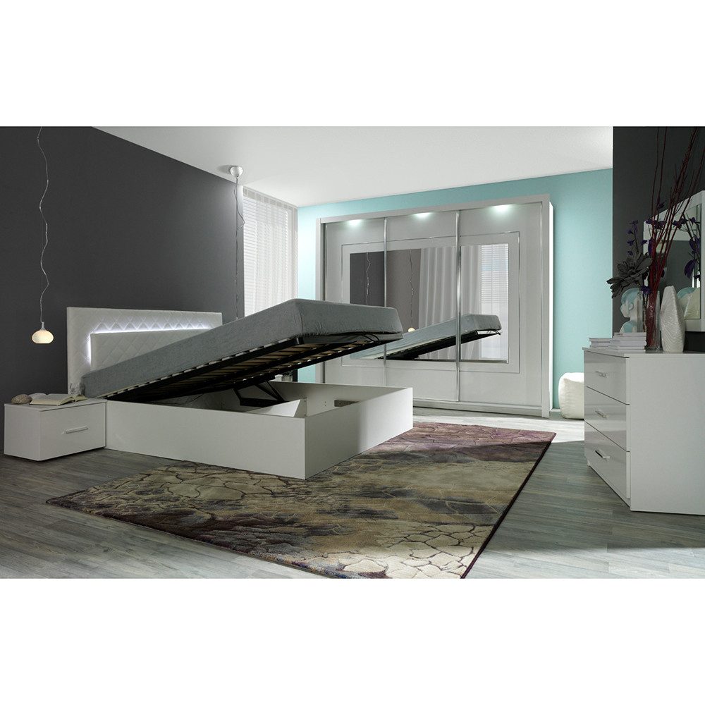 Lomadox Schlafzimmer-Set PALINURO-166, (Spar-Set, 5-tlg., Bett Nachttische günstig online kaufen