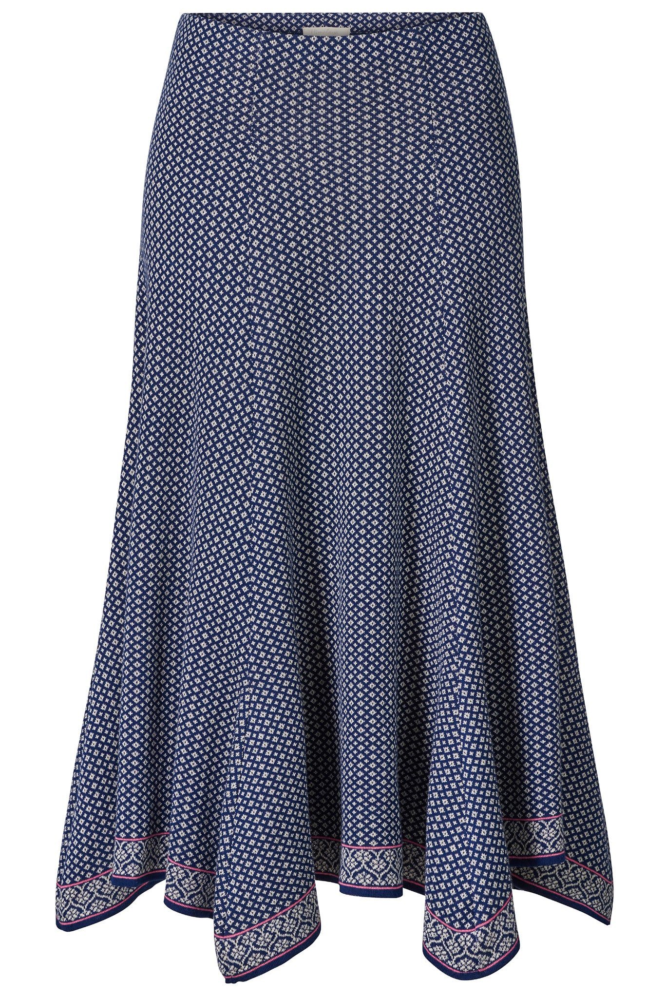 Himalaya Clothing Strickrock Rock Damen mit Diamantmuster - Midi Rock aus s günstig online kaufen