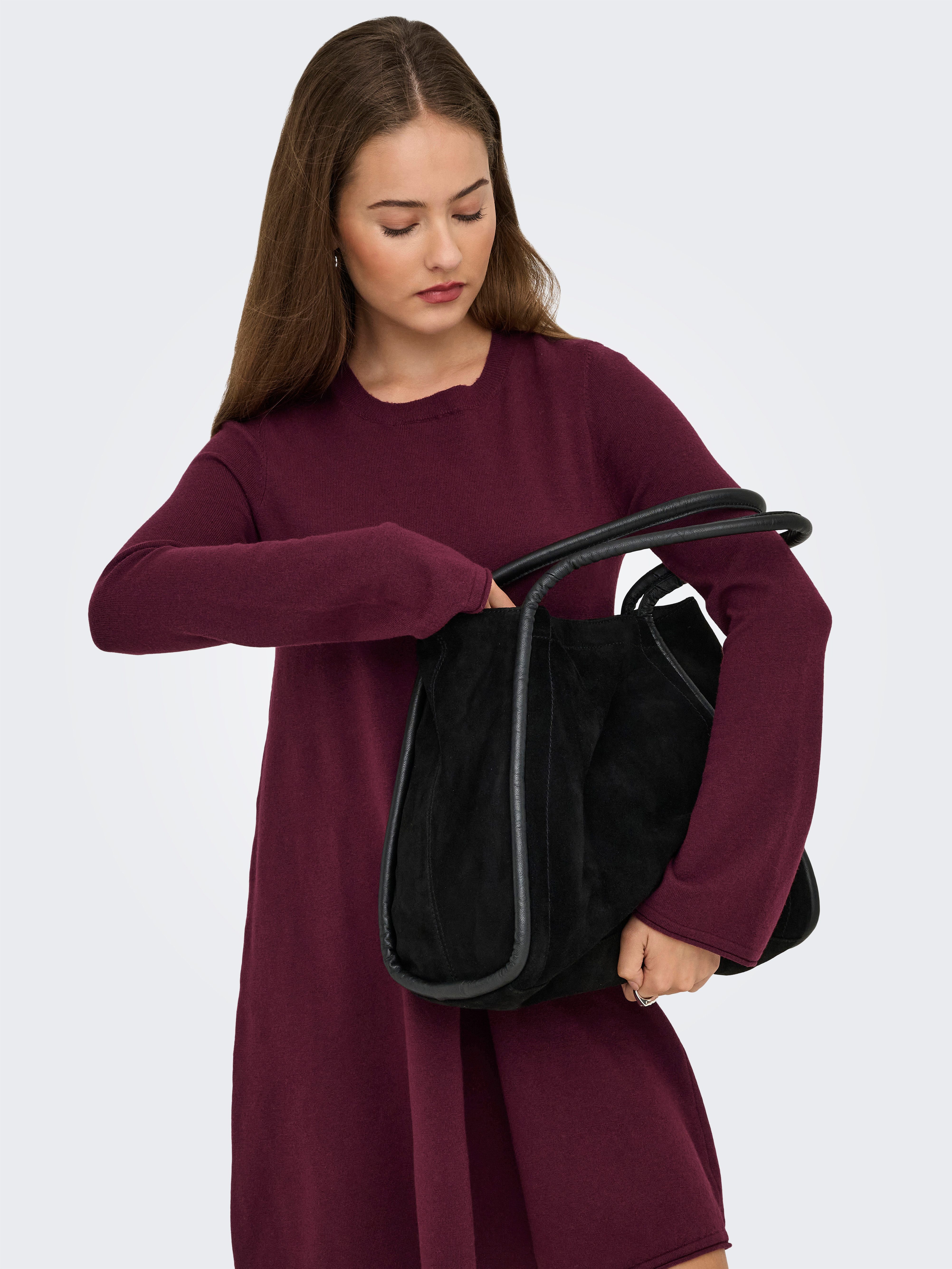 ONLY Midikleid ONLAMALIO LIFE LS ONECK DRESS KNT Sommerkleid günstig online kaufen