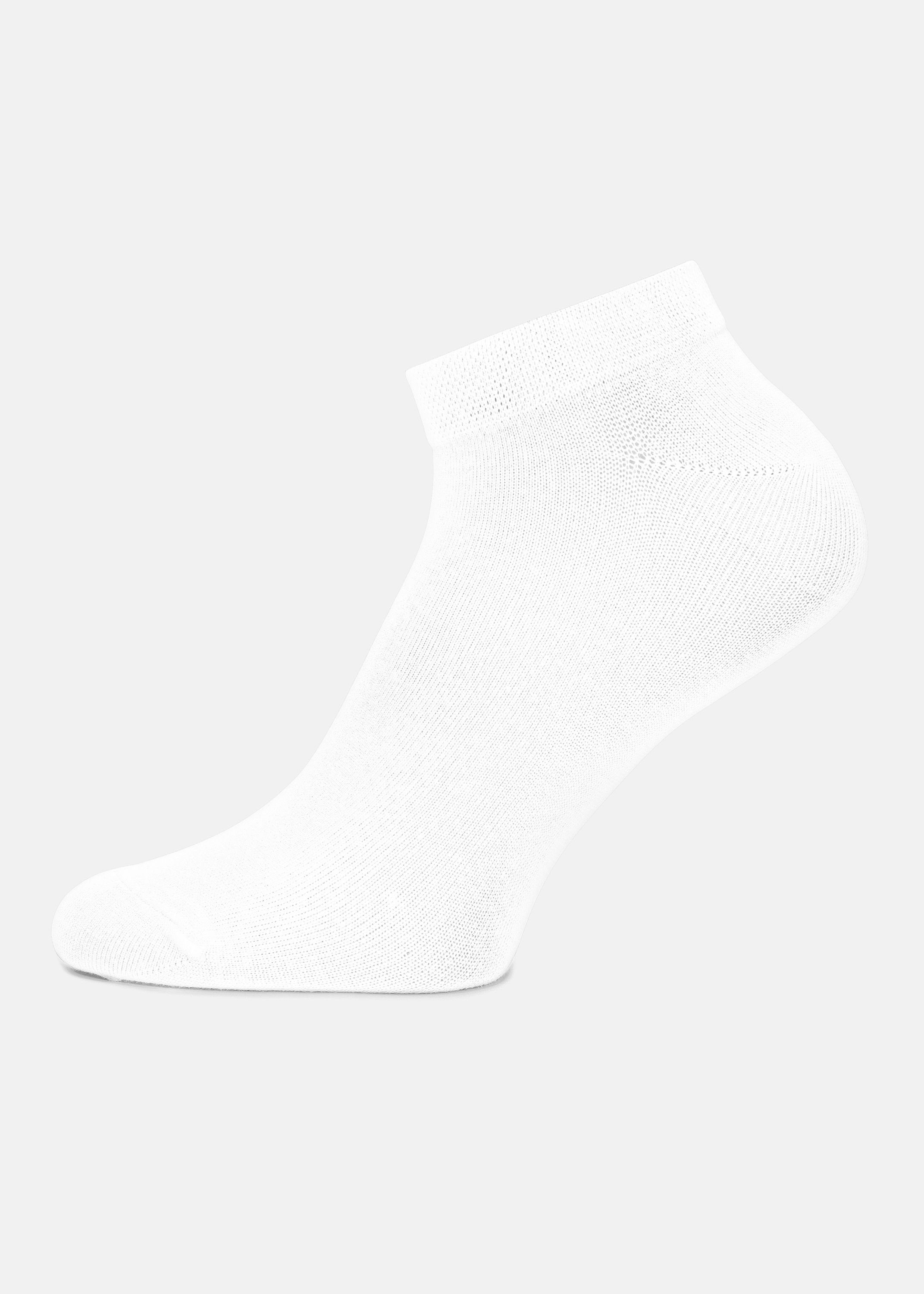 Ladeheid Socken und Socken Pack) Weiß (10 10er Herren AT004 Damen Pack 5er Sneaker