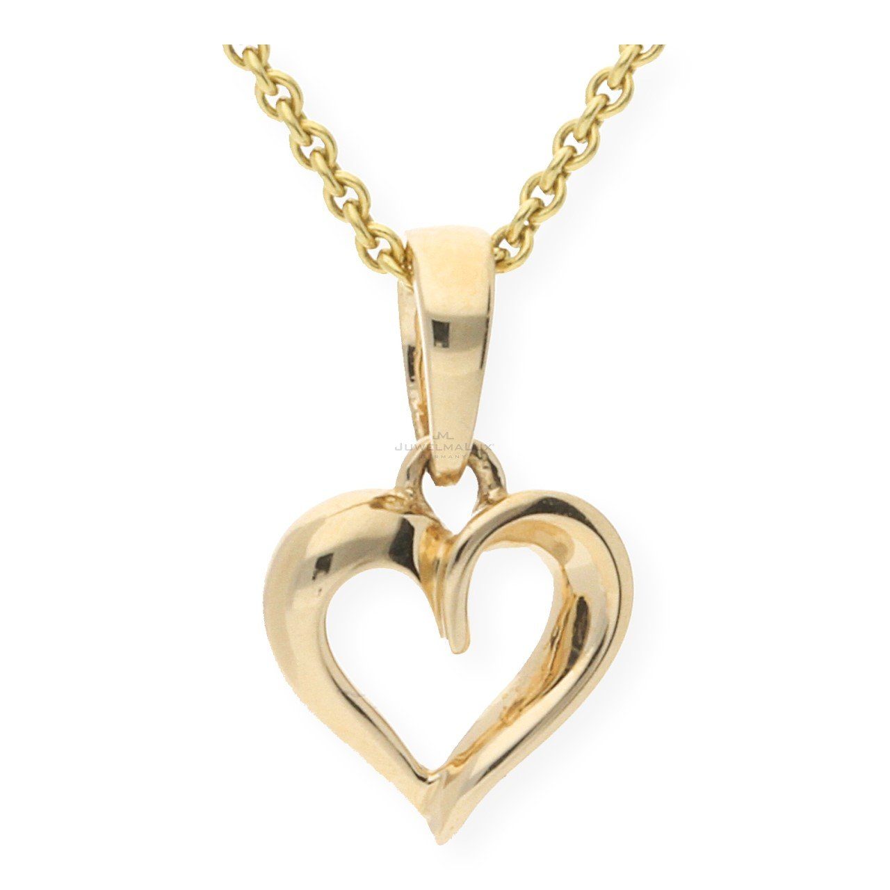 JuwelmaLux Herzanhänger JuwelmaLux Anhänger 585 Gold Herz JL10-02-0105 (1-tlg)