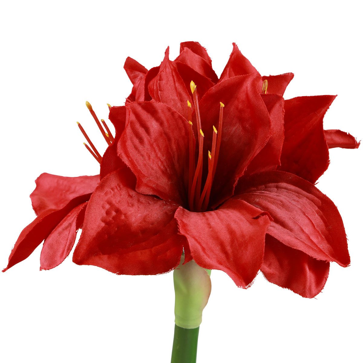 Winterliche Kunstpflanze Künstliche Amaryllis Weihnachtsblumen Dekoration K günstig online kaufen