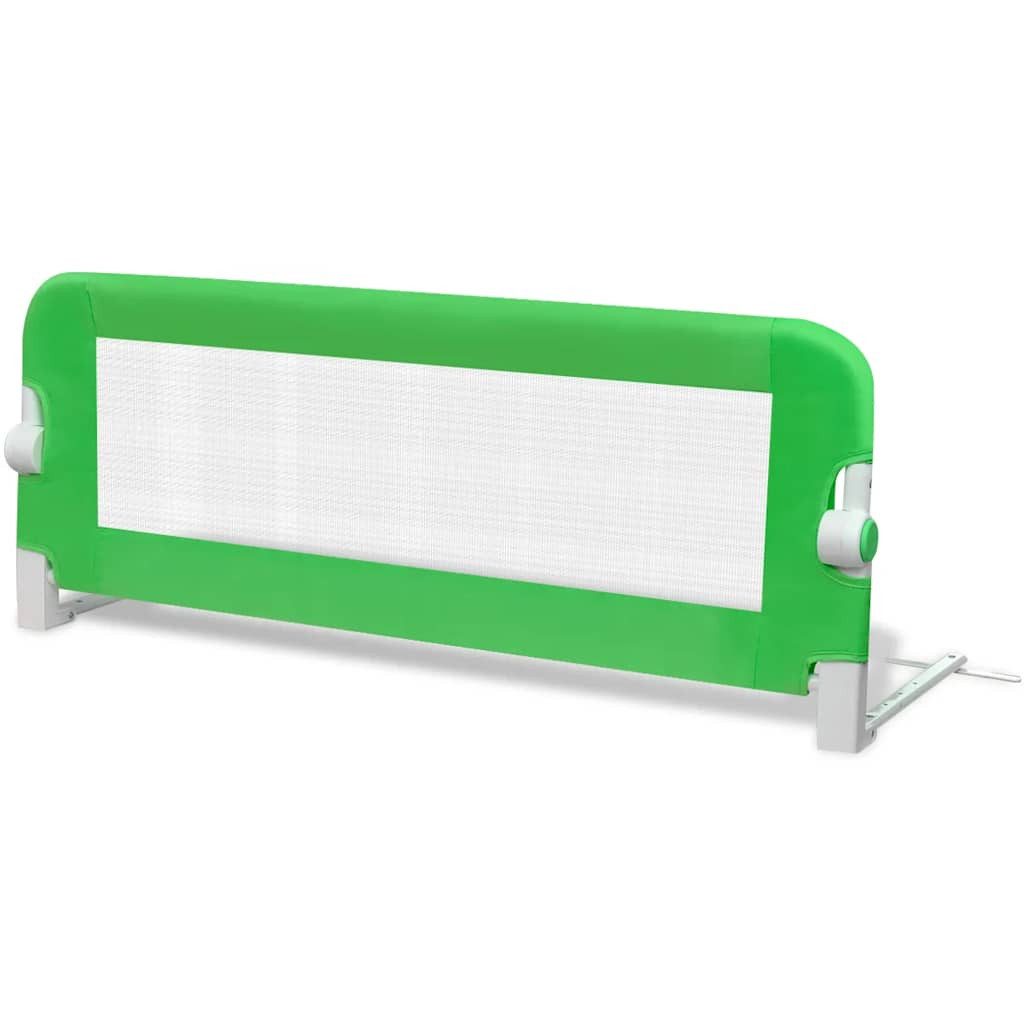 vidaXL Bettschutzgitter Kleinkind Sicherheit Bettgitter 102x42 cm Grün (1 St)