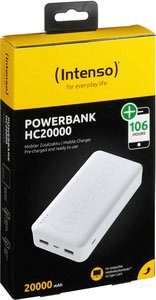 Intenso HC20000 Powerbank, Batterietechnologie: Lithium Polymer (LiPo)