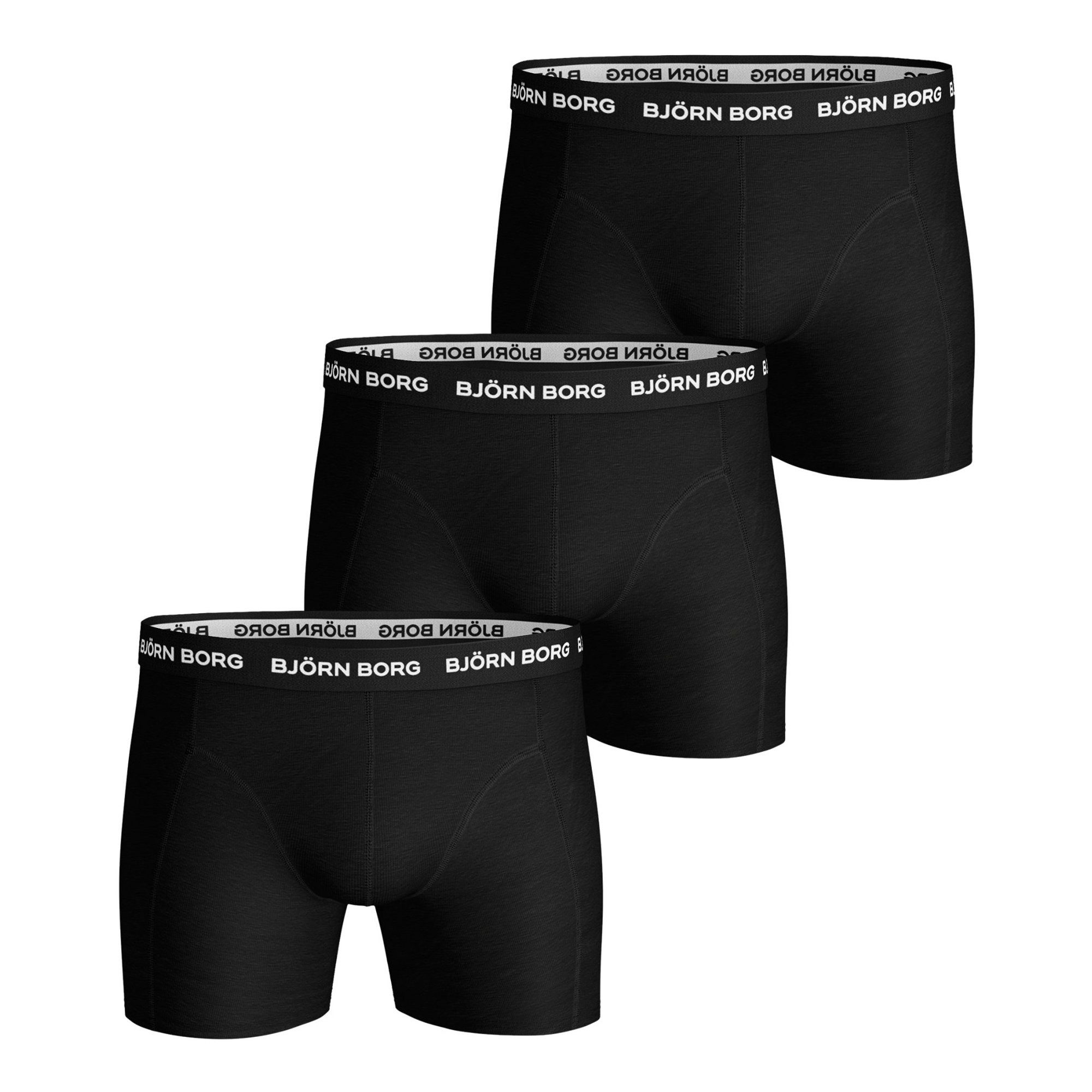 Björn Borg Boxer Herren Boxershort 3er Pack Baumwolle (Packung, 3er Pack)