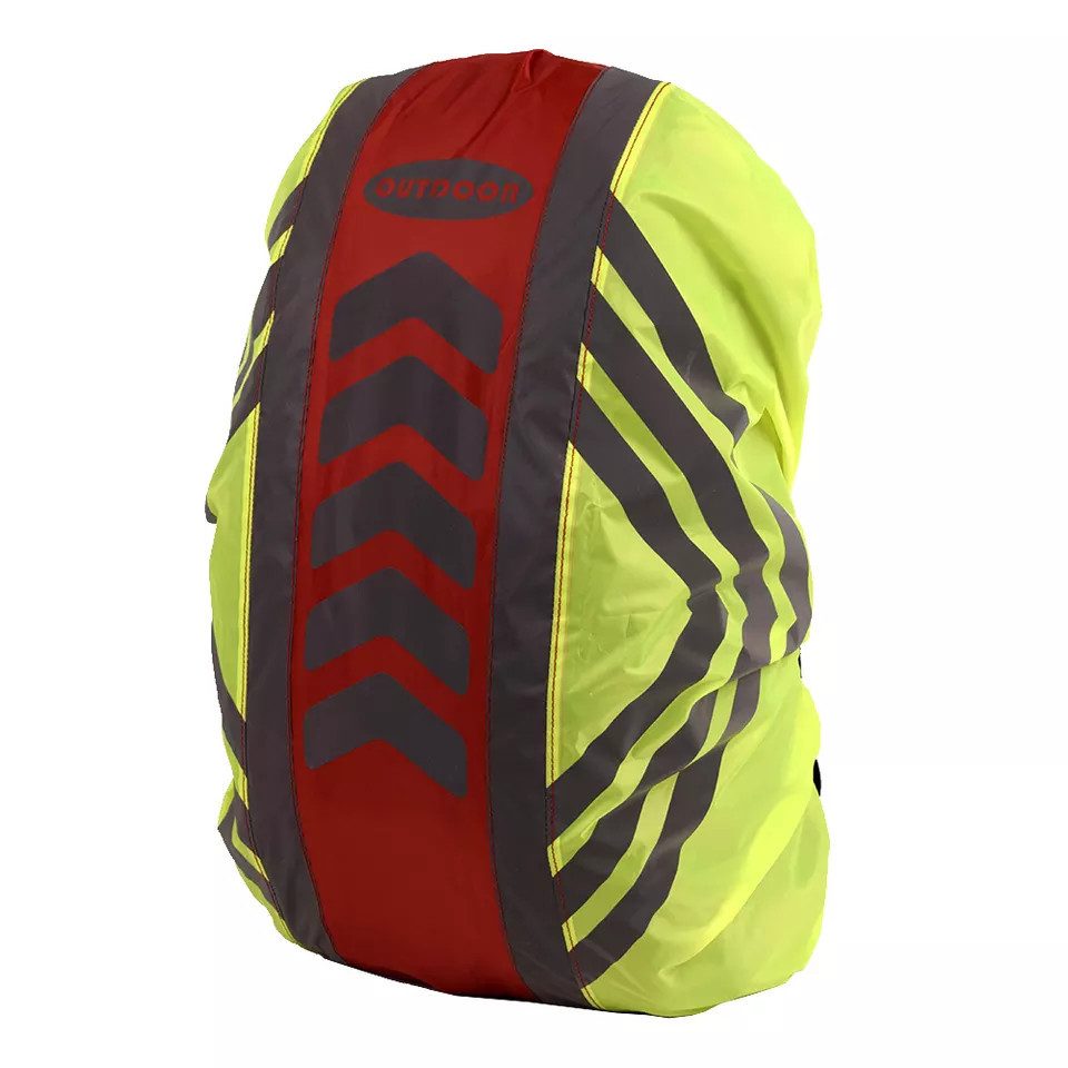 Illes-Laedchen Rucksack-Regenschutz Wasserdichte Rucksack Regenhülle mit Reflektoren (Rucksackhülle), sicher & sichtbar bei jedem Wetter viele Größen und Farben