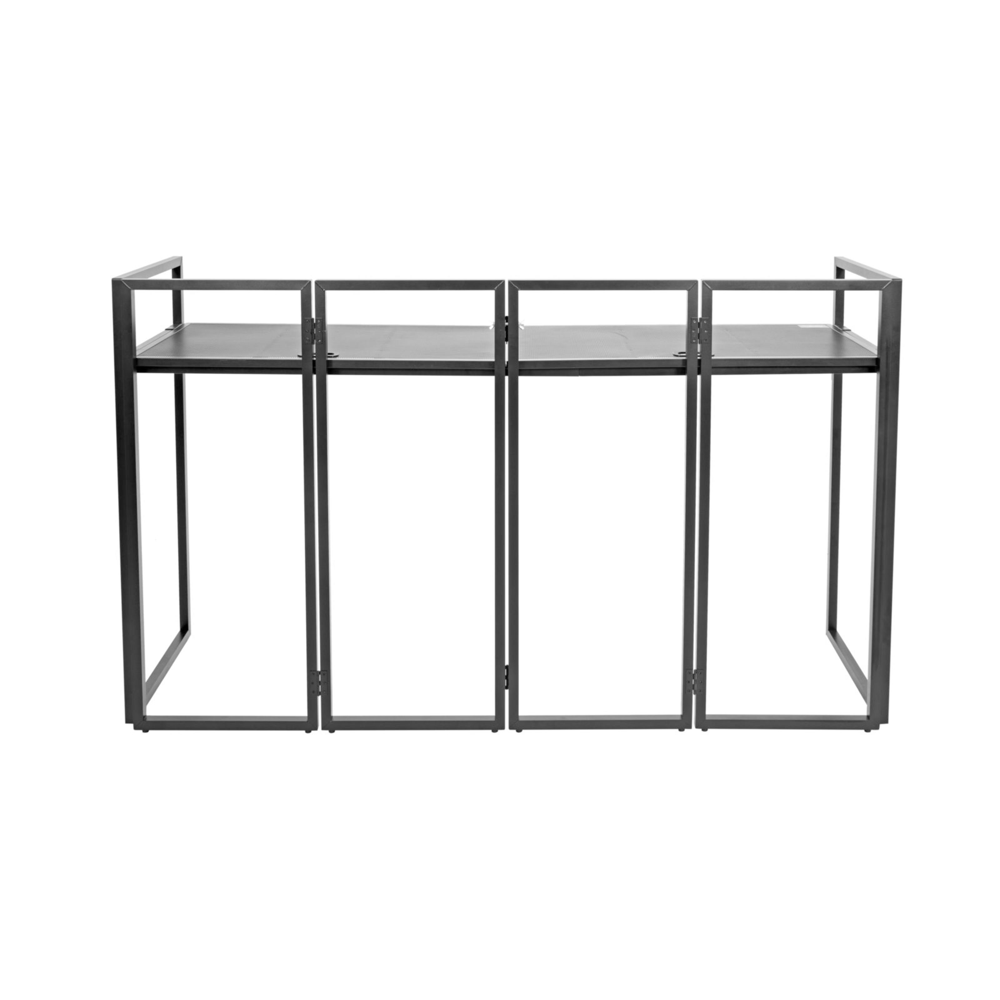 Omnitronic Keyboardständer, (DJ-Möbel, DJ-Tische), Large Mobile DJ-Stand incl. Cover - DJ Tisch