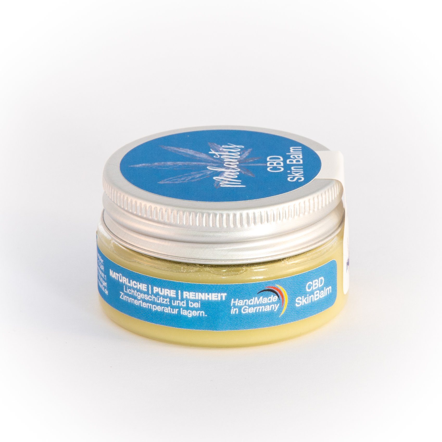 Malantis Körperbalsam Malantis CBD SkinBalm Original – für empfindliche & strapazierte Haut mit Sheabutter, Vitamin E und Arganöl, 100% handmade Naturkosmetik